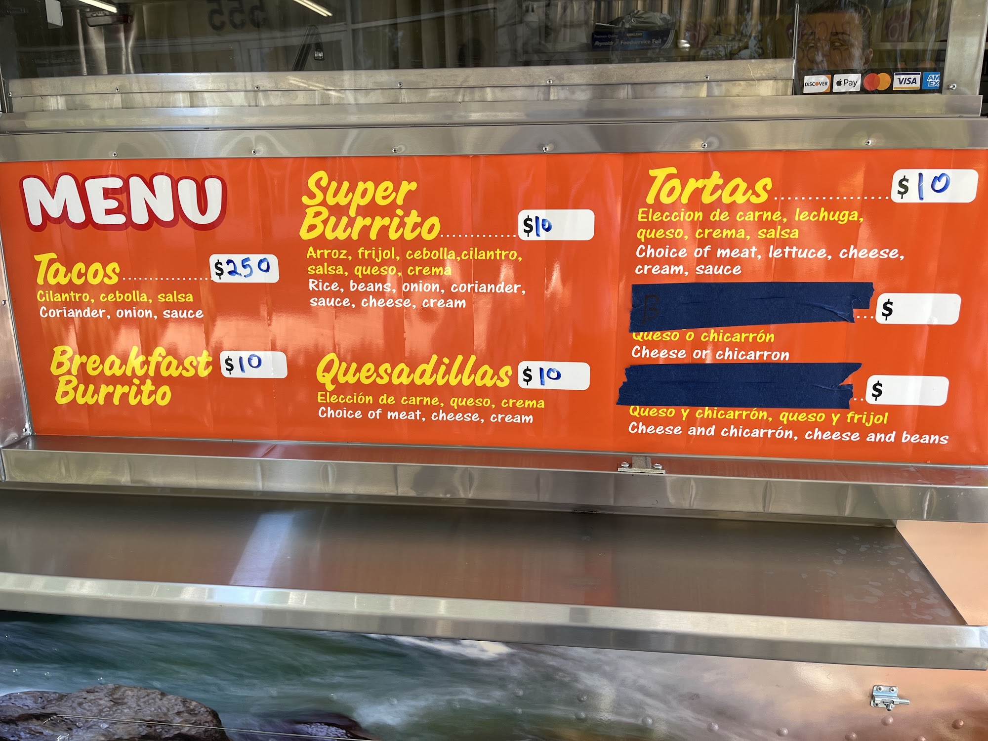 MARTITA’S TACOS Menu