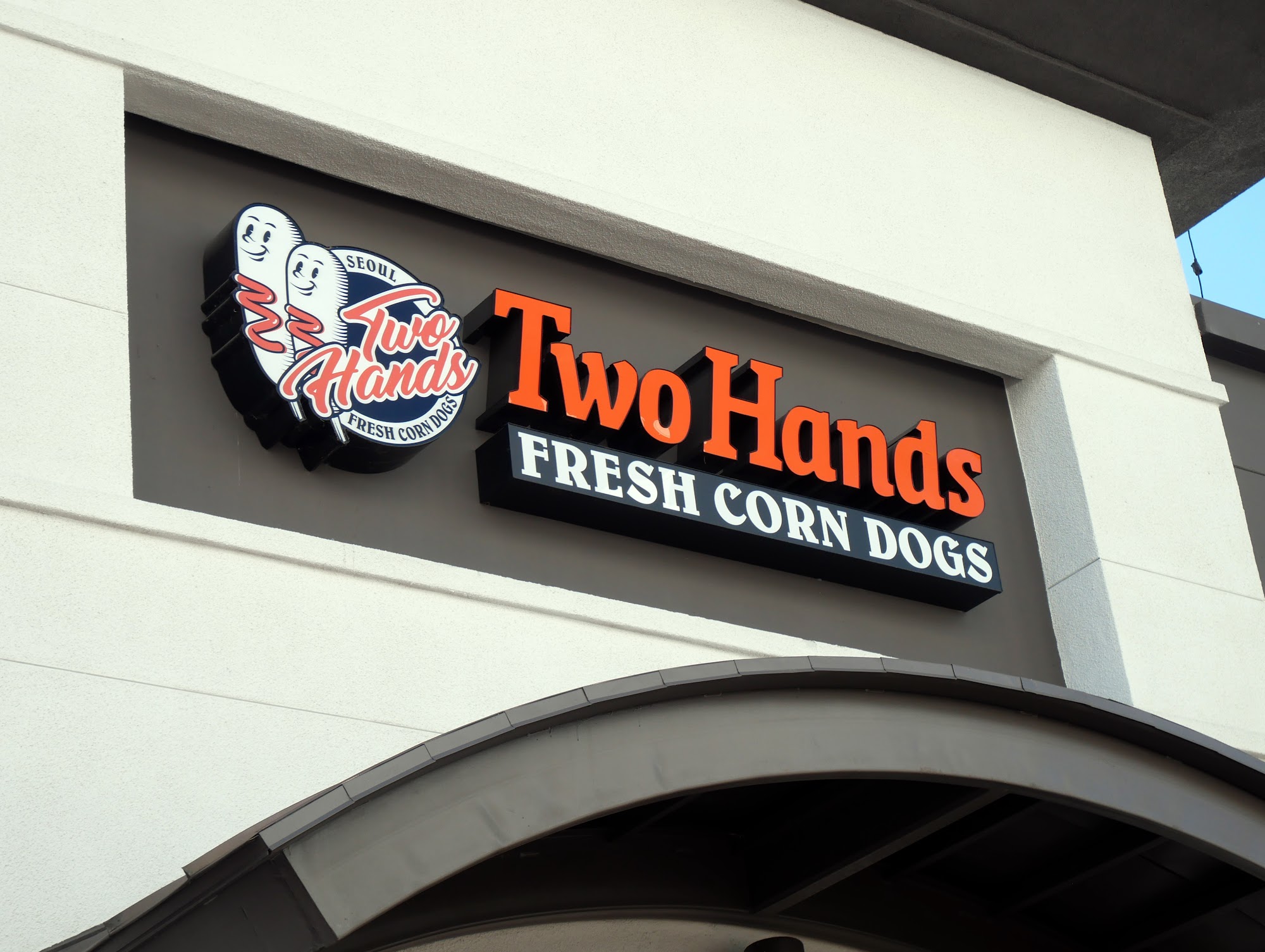 Two Hands Corn Dogs at Tustin