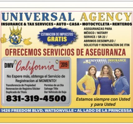 Universal Agency Insurance and Tax Service Inc