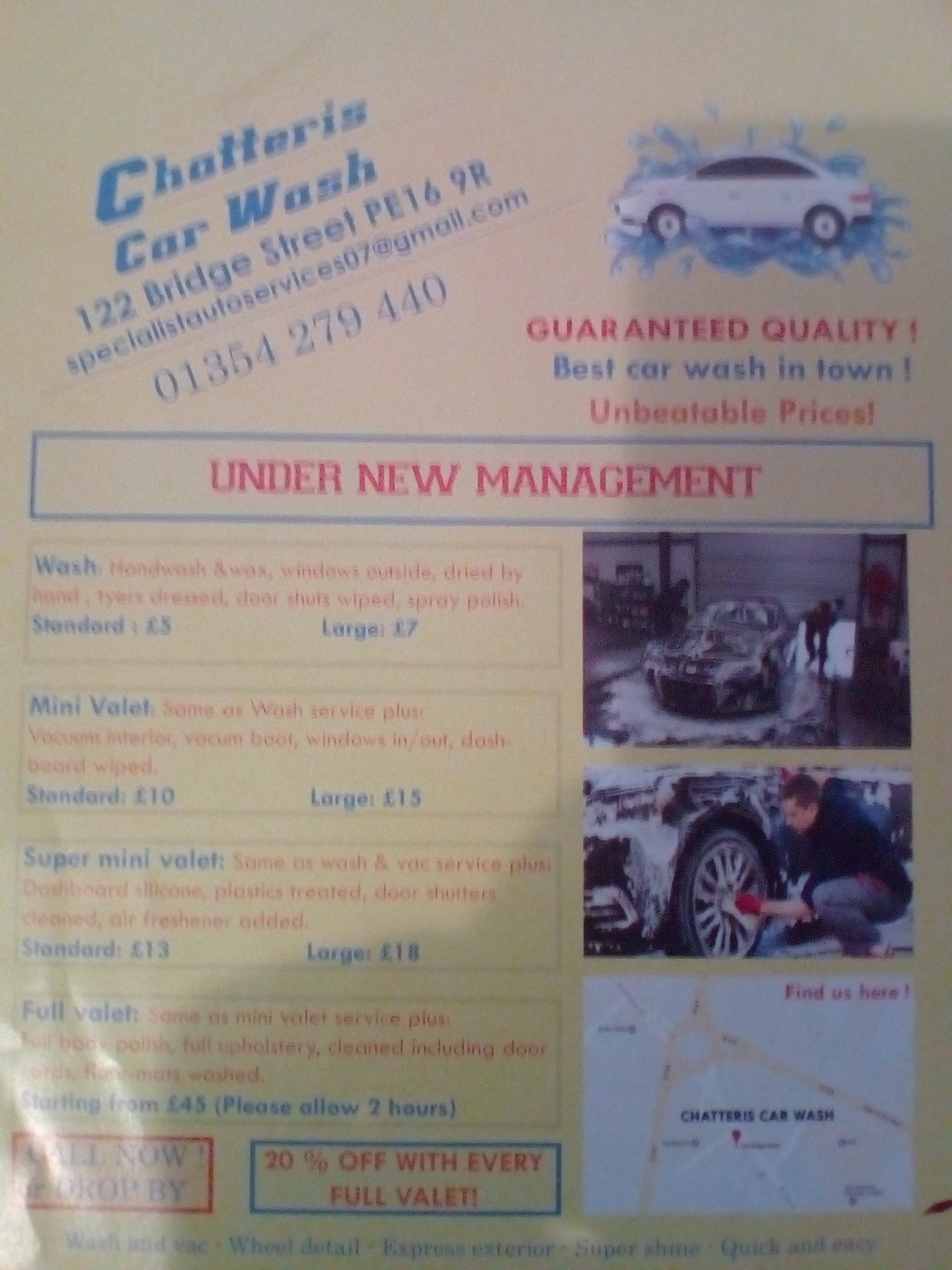 Specialist Auto Services Ltd And Chatteris Hand Car Wash