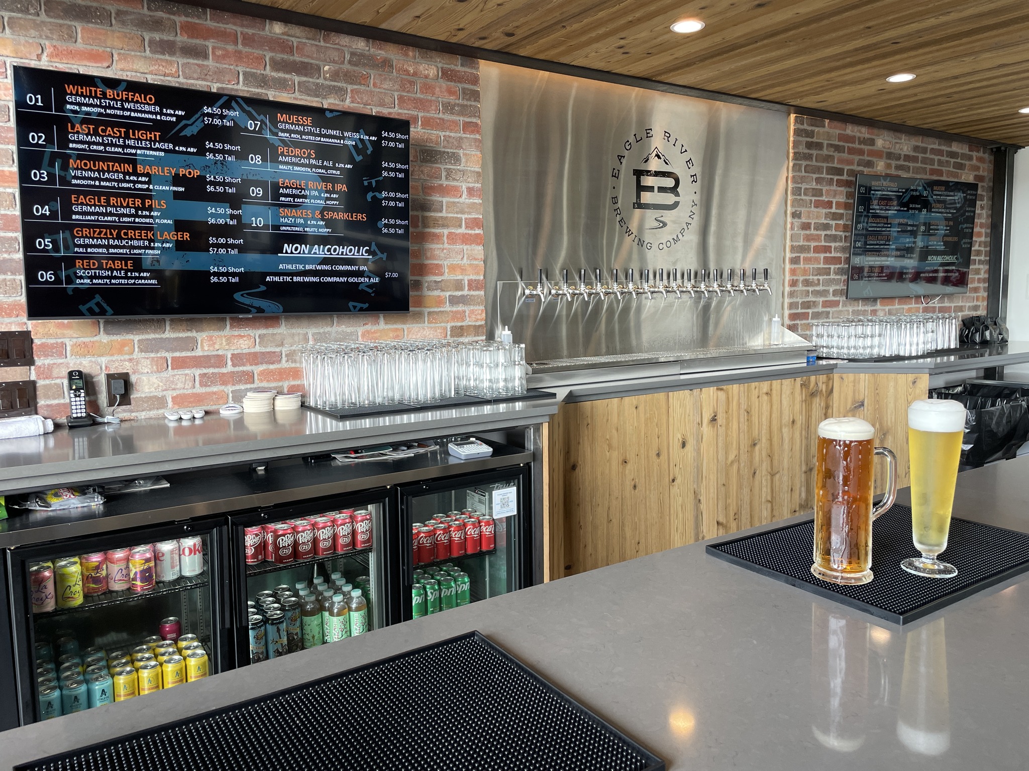 Eagle River Brewing Company Menu