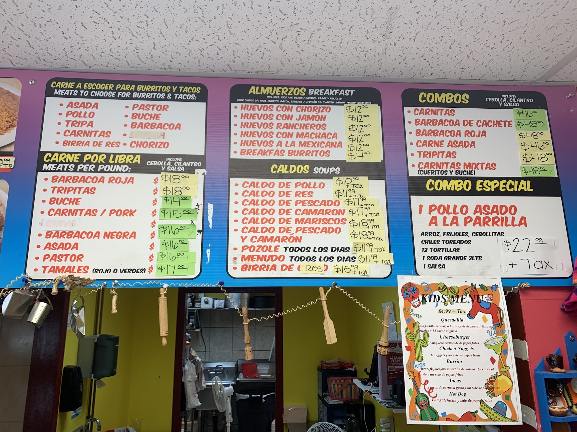 Taqueria El Jalisciense Menu