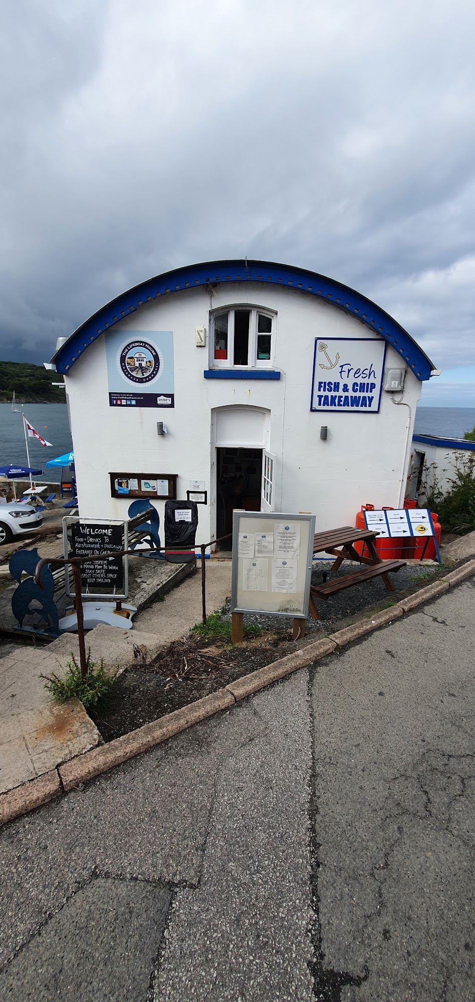 The Lifeboat House Restaurant The Cove, Coverack, Helston