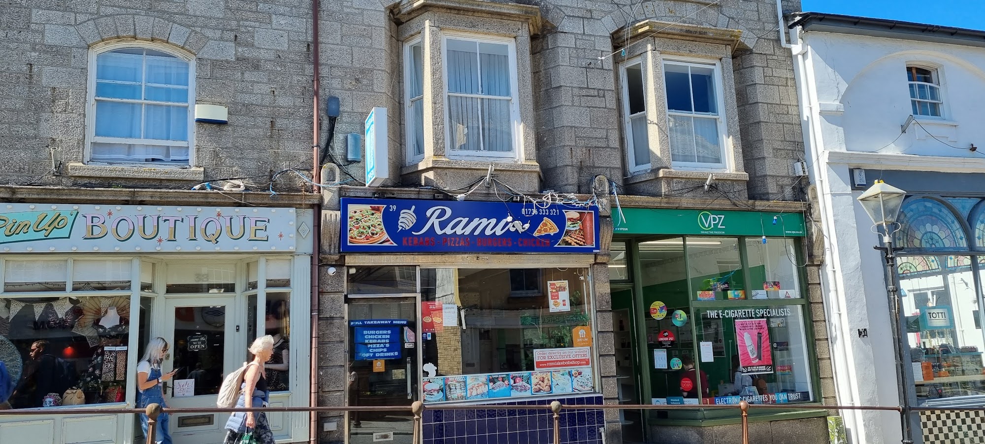 Rami's Take Away Food Shop 39 Market Jew St, Penzance