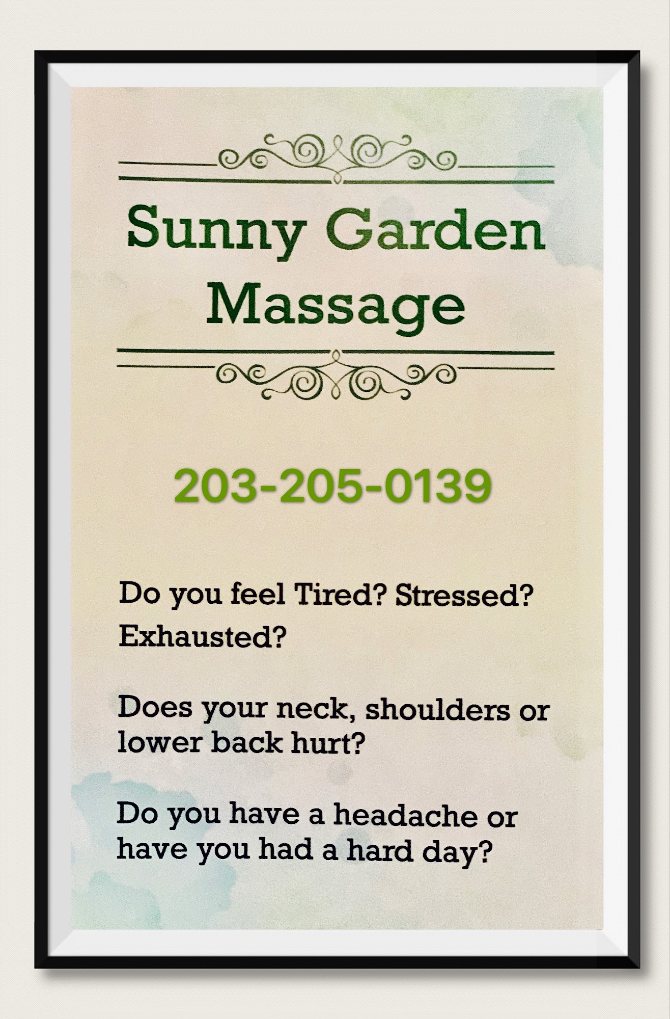 Sunny Garden Massage
