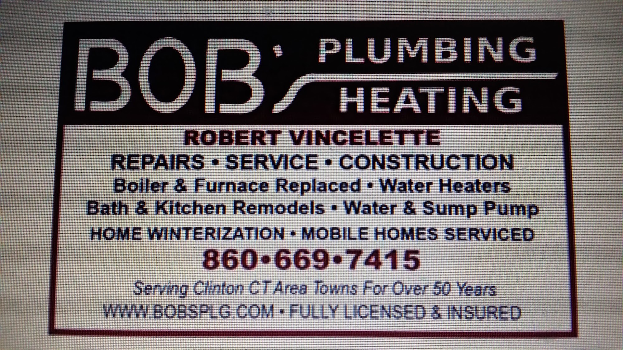 Bob's Plumbing & Heating