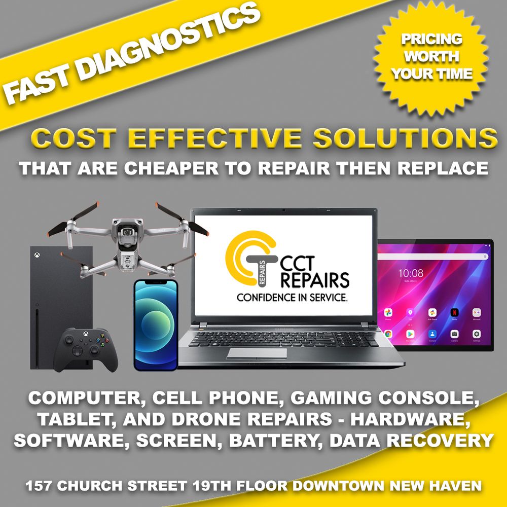CCT Repairs - Computer, Cell Phone, Gaming Console, Tablet, Drone Repair