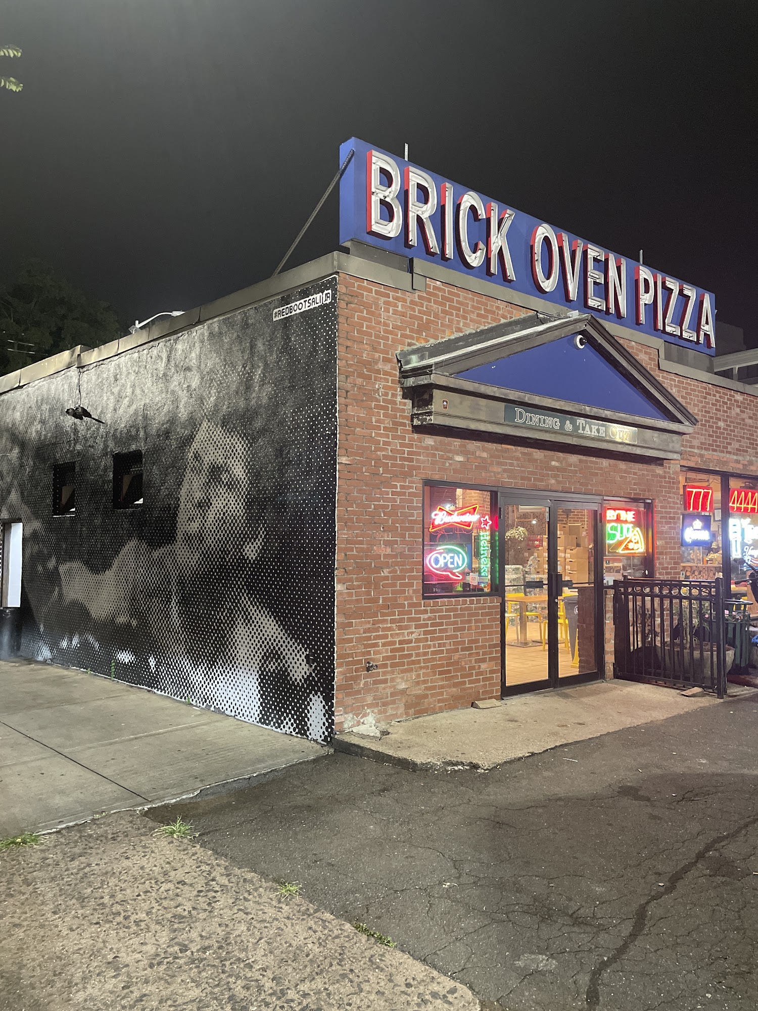 Pizza at the Brick Oven