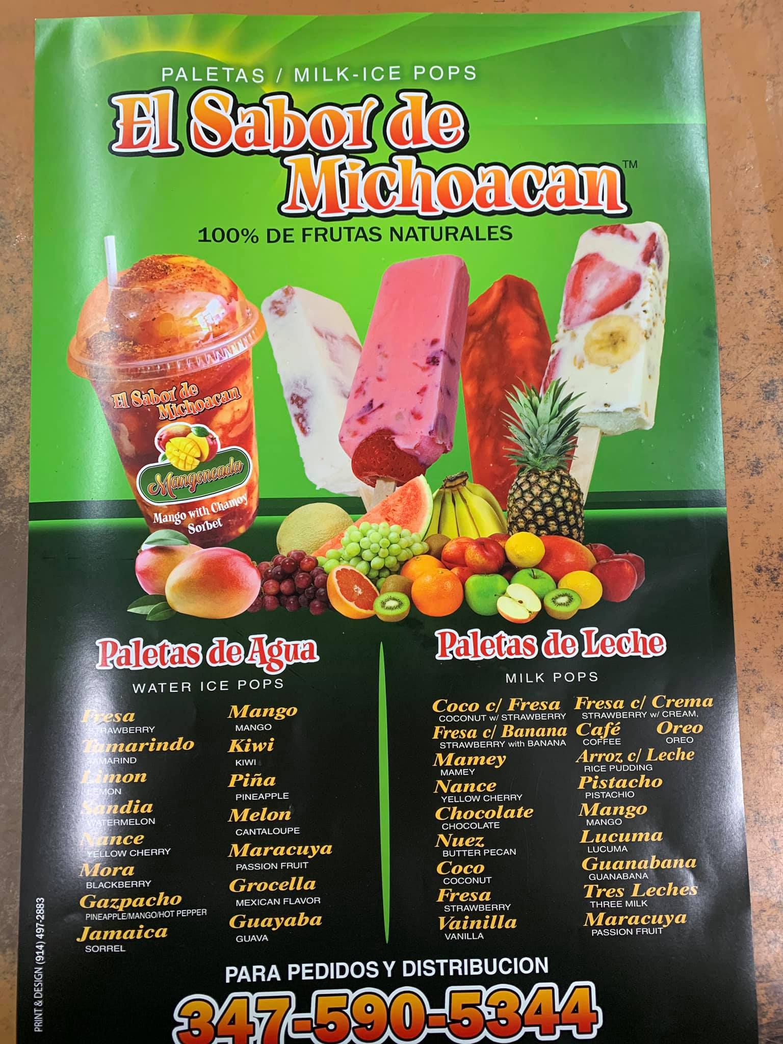 Los Luceros Menu