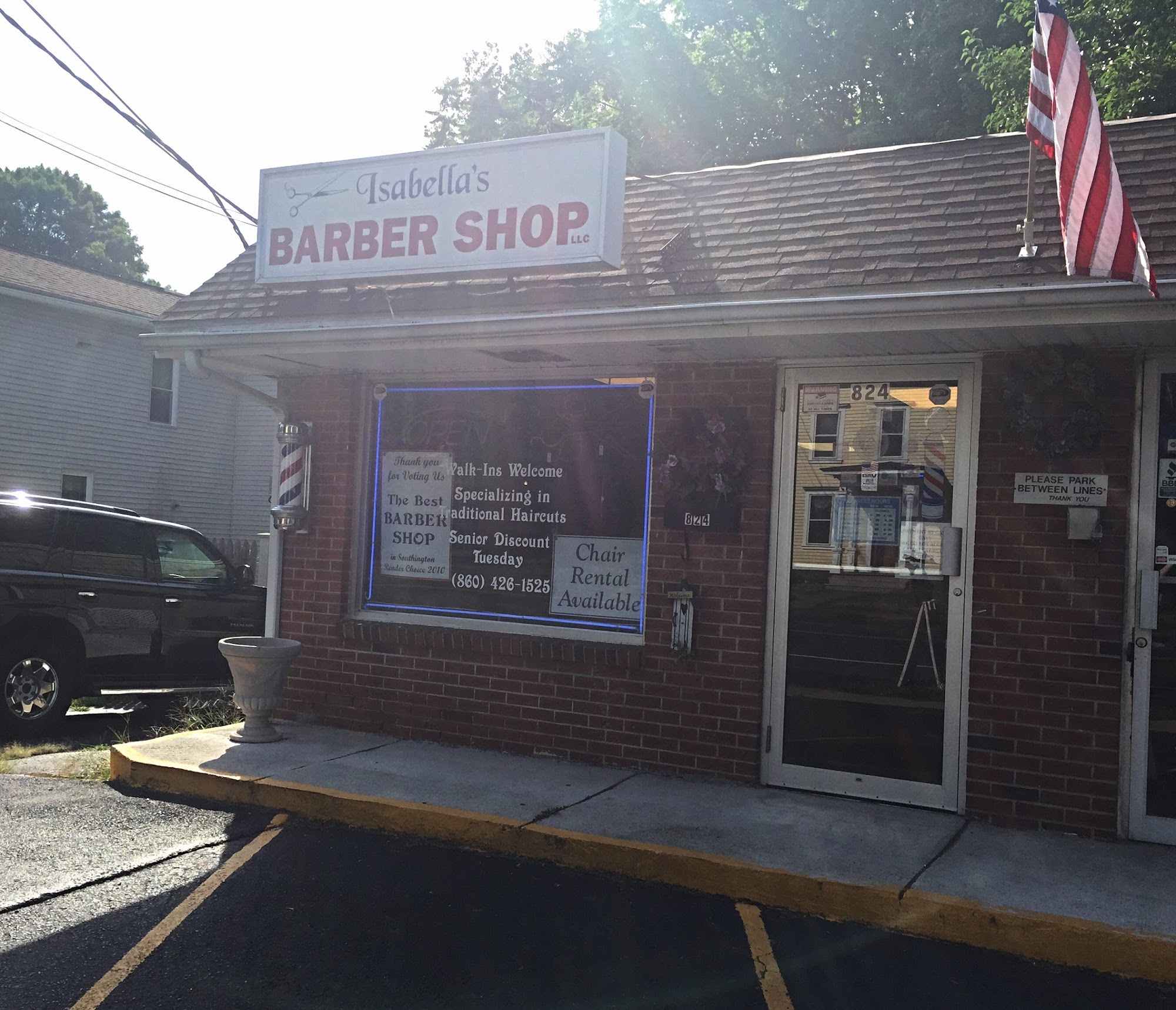 Isabella's Barber Shop 824 S Main St, Plantsville Connecticut 06479