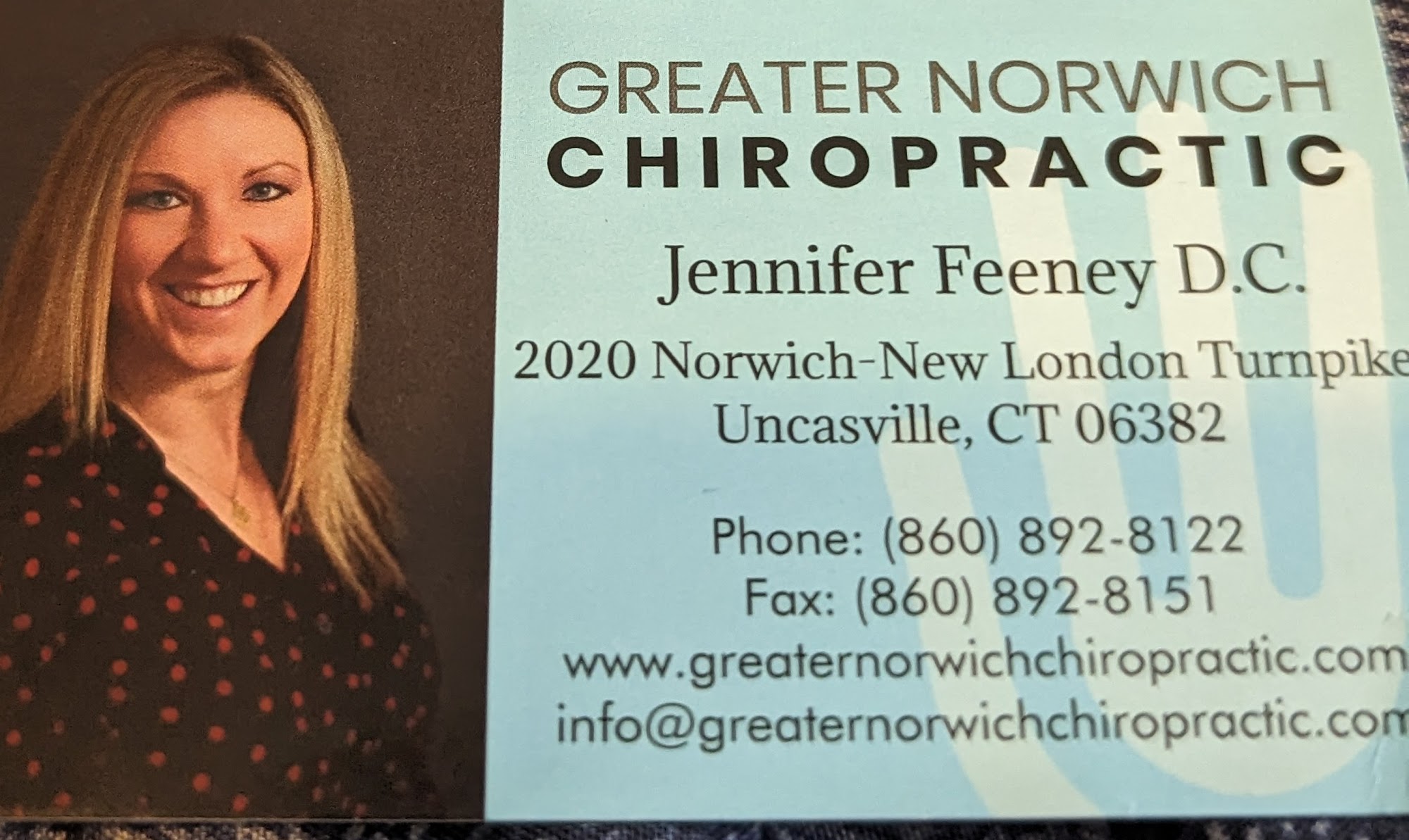 Greater Norwich Chiropractic 2020 Norwich-New London Turnpike, Uncasville Connecticut 06382