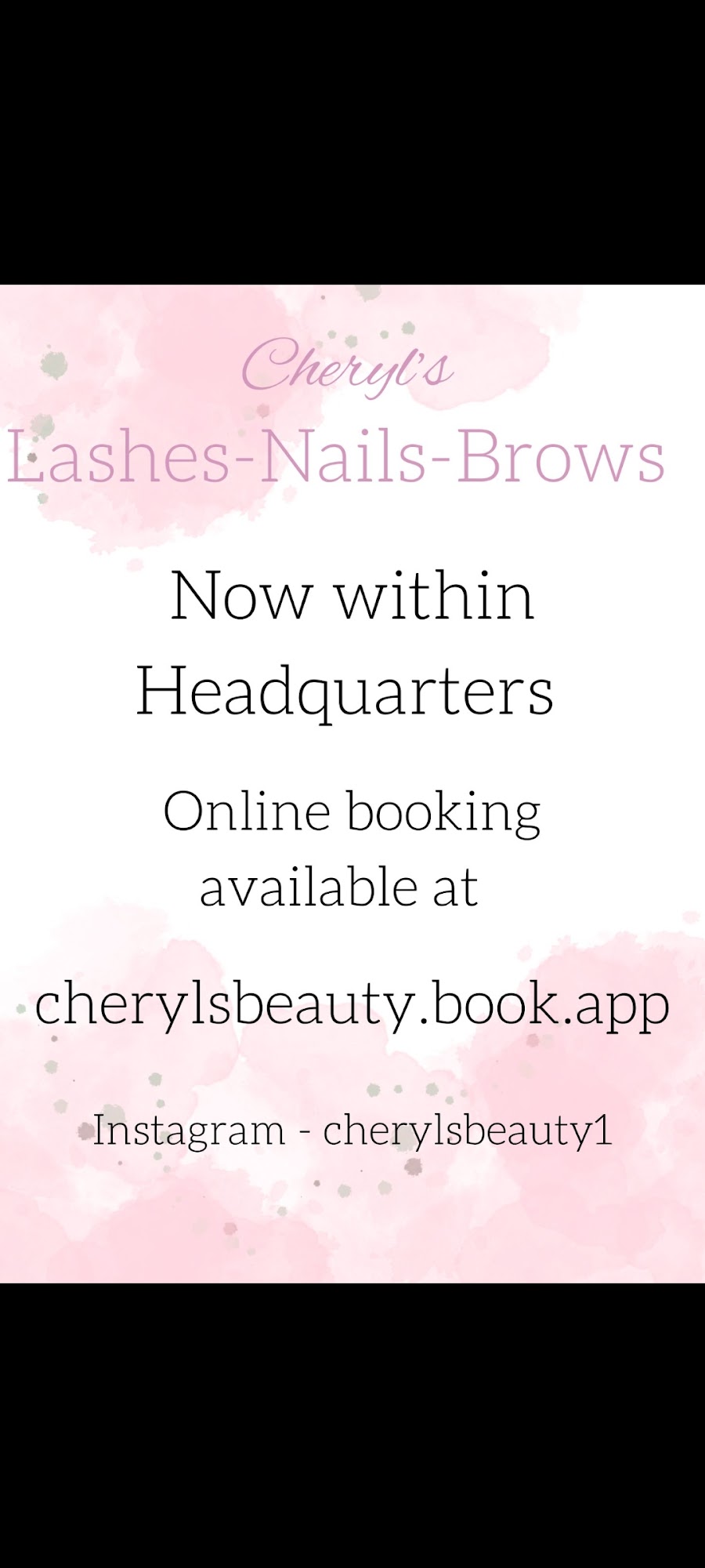 Cheryls lashes, nails and brows