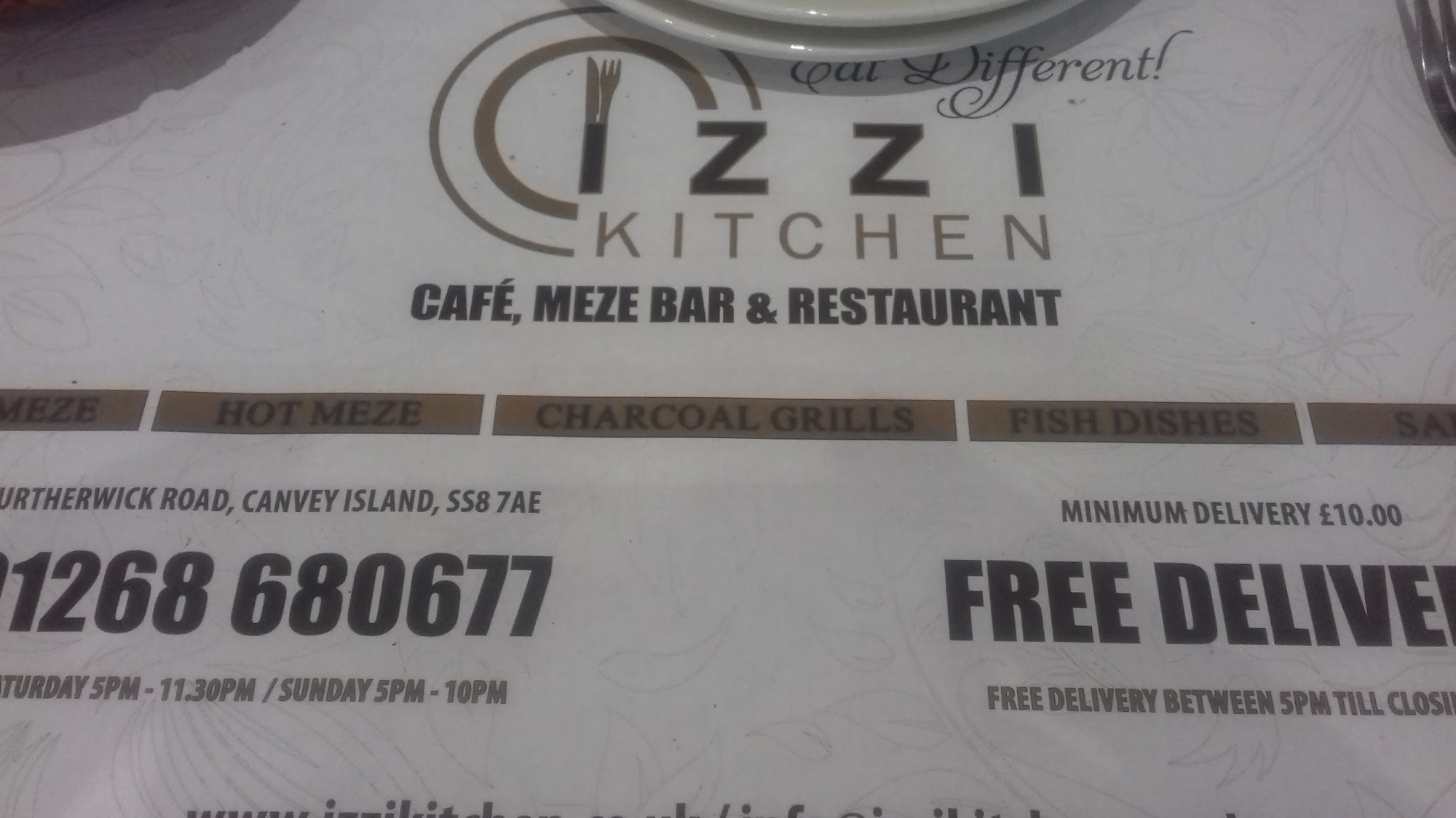 Izzi Menu