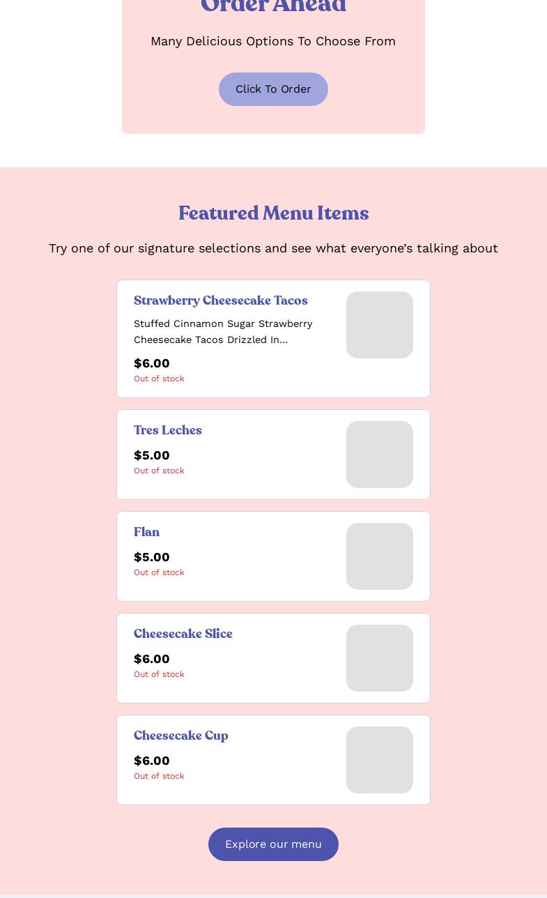 Merlos Frutería Menu