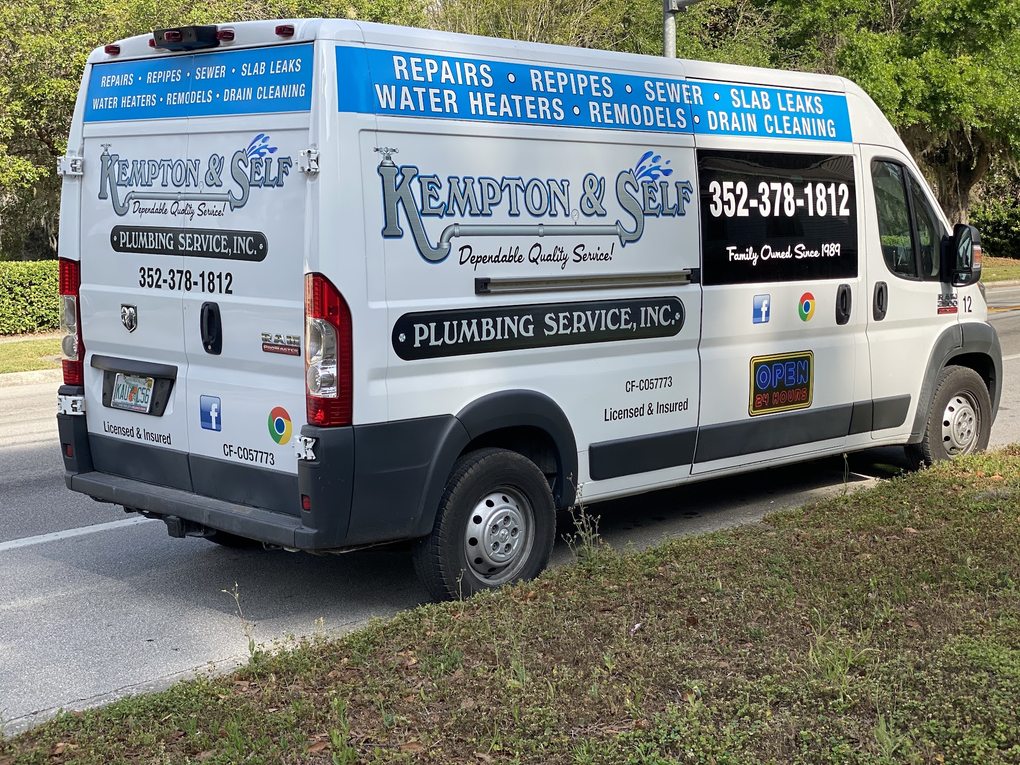 Kempton & Self Plumbing Services 13415 FL-45, Archer Florida 32618