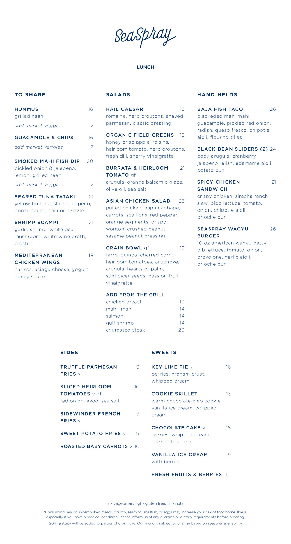 SeaSpray Inlet Grill, Boca Raton Menu, Reviews (187), Photos (87