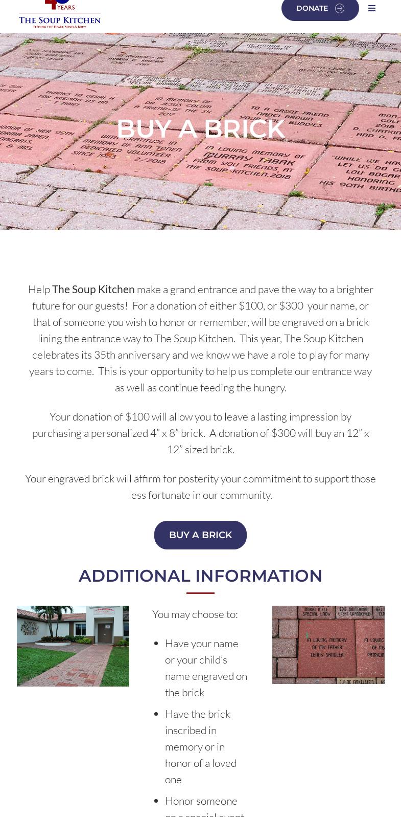 The Soup Kitchen Menu