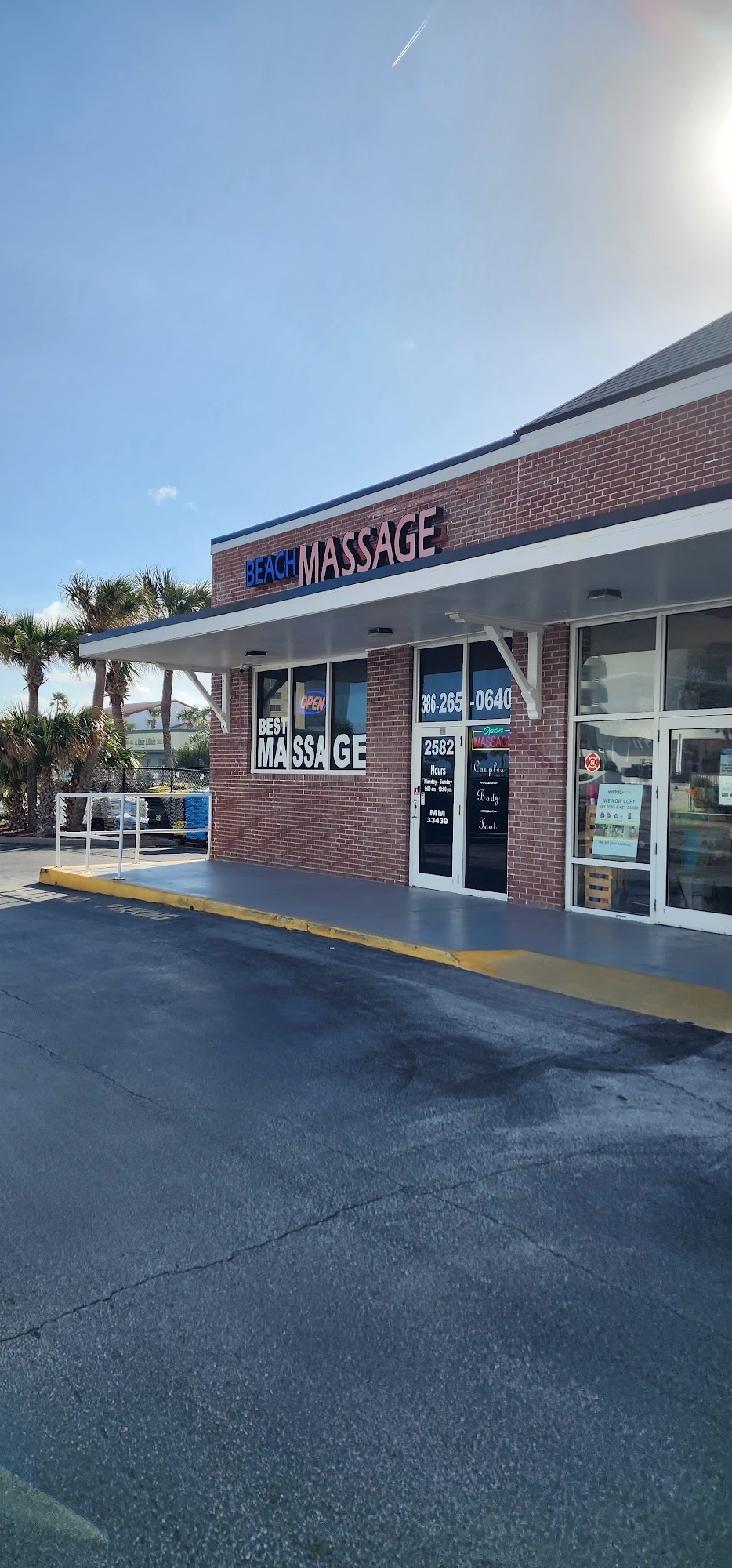 Beach Massage Spa 2582 S Atlantic Ave, Daytona Beach Shores Florida 32118