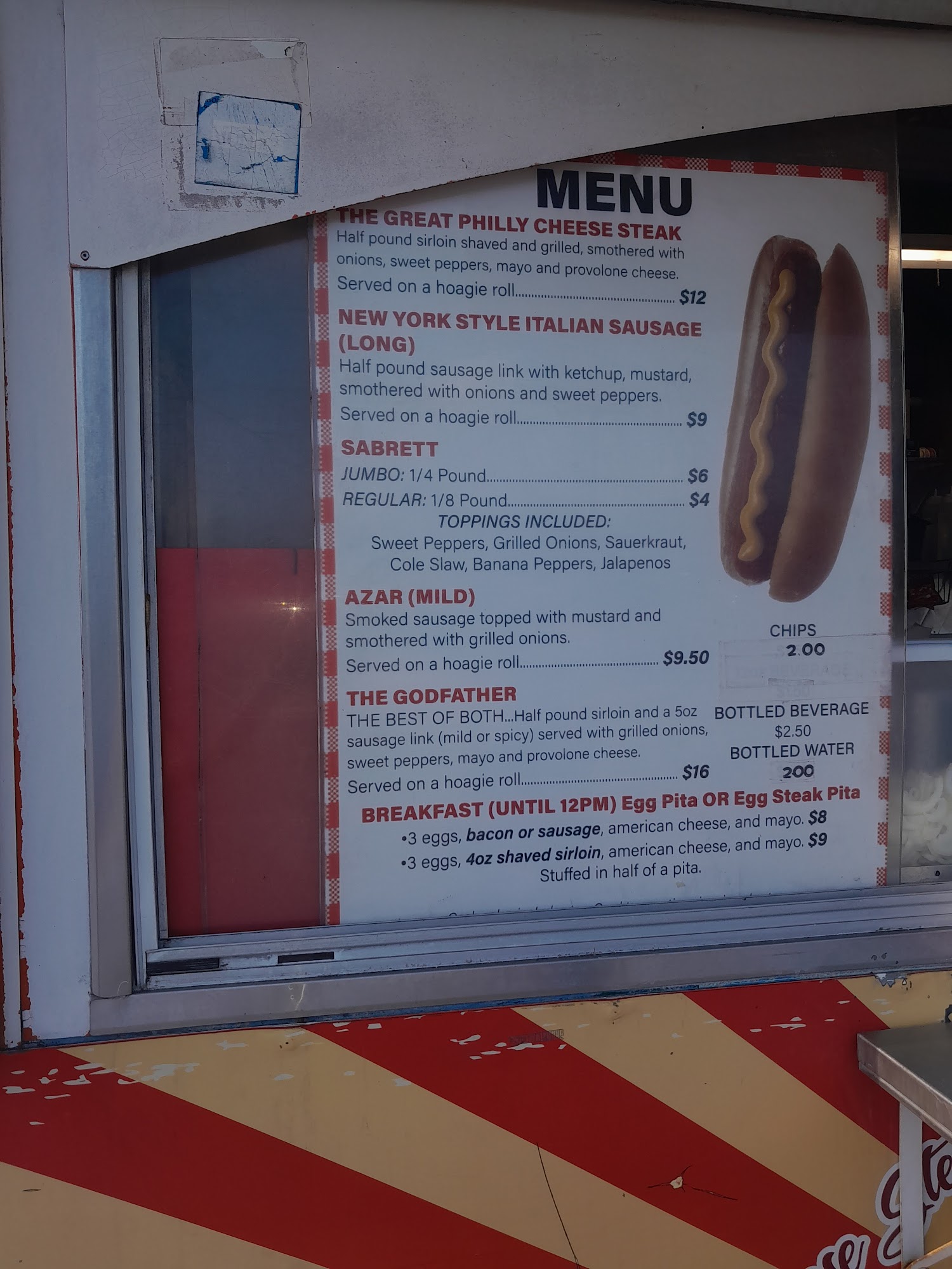 Chris Food Shack Menu