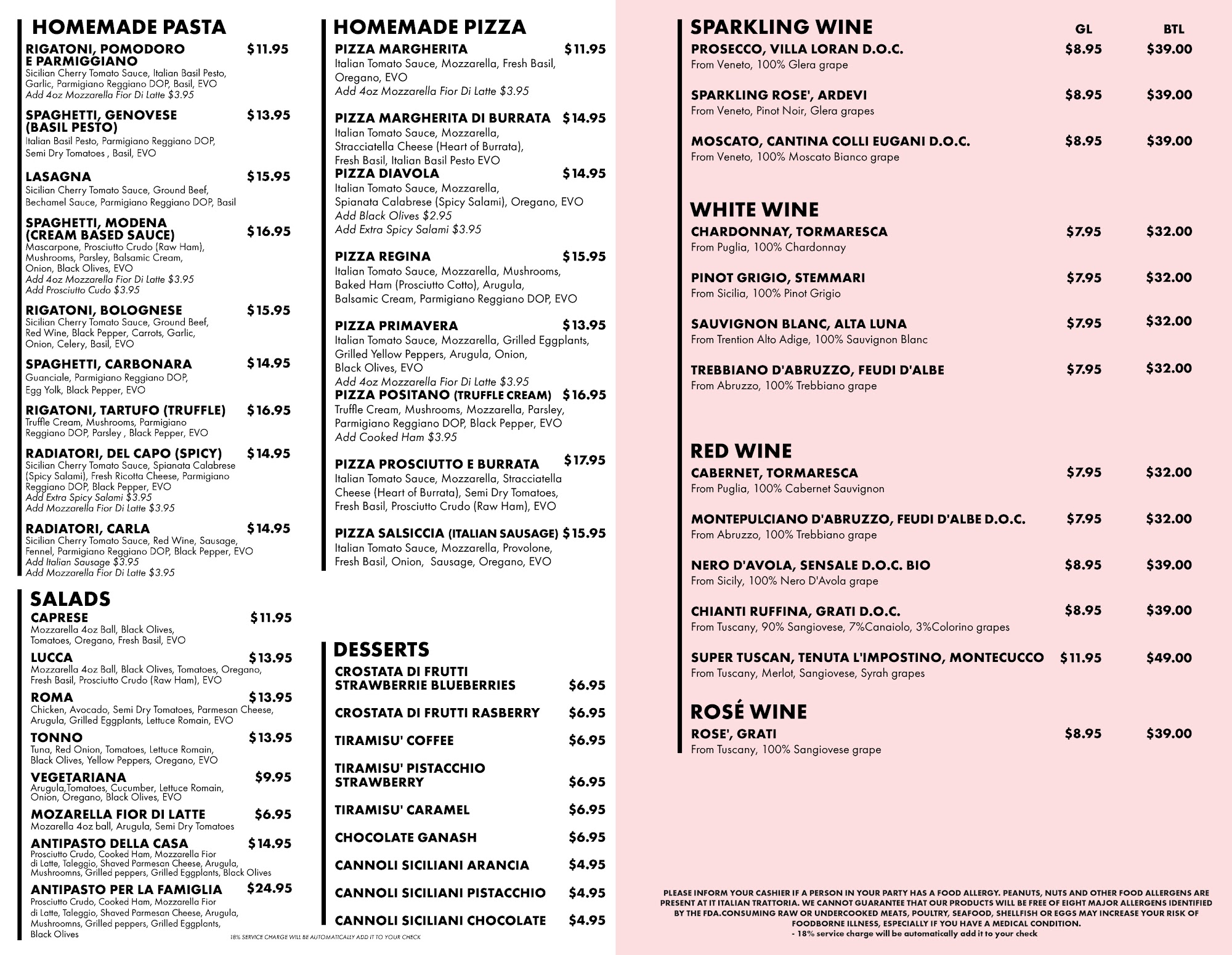 IT Italian Trattoria LINCOLN RD, Miami Beach - Menu, Reviews (186 ...