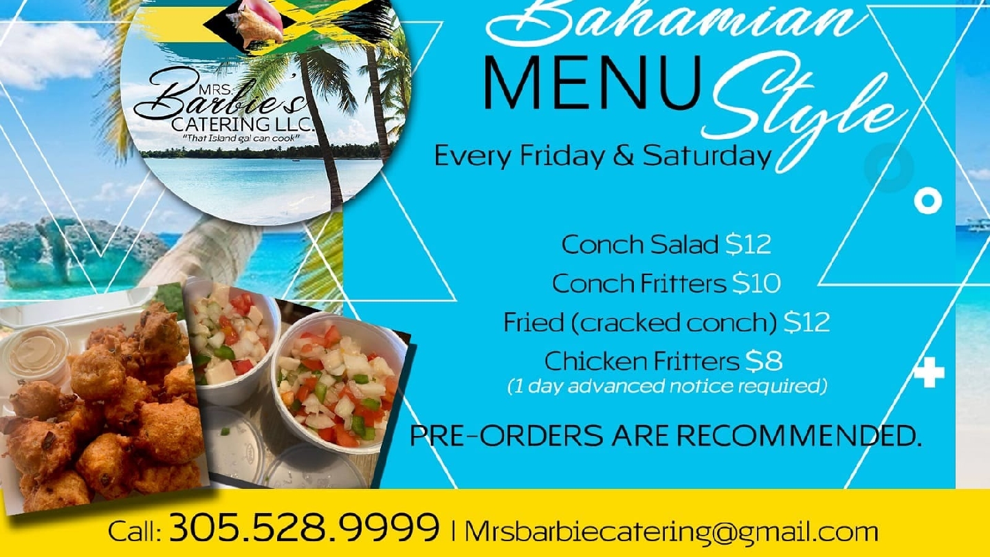Mrs. Barbie's Catering Menu