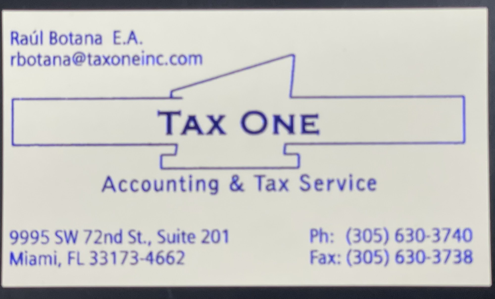 Tax One