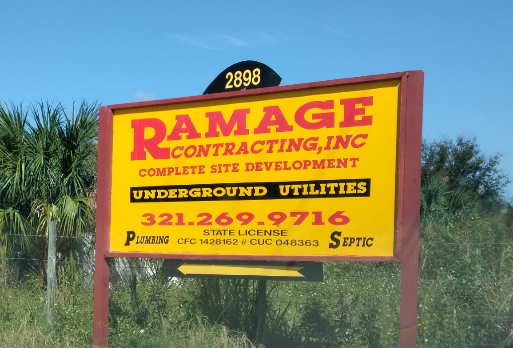 Ramage Septic and Plumbing Services 2898 Harry T Moore Ave, Mims Florida 32754