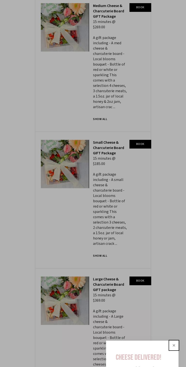 Graze30a Cheese & Charcuterie Boards Menu