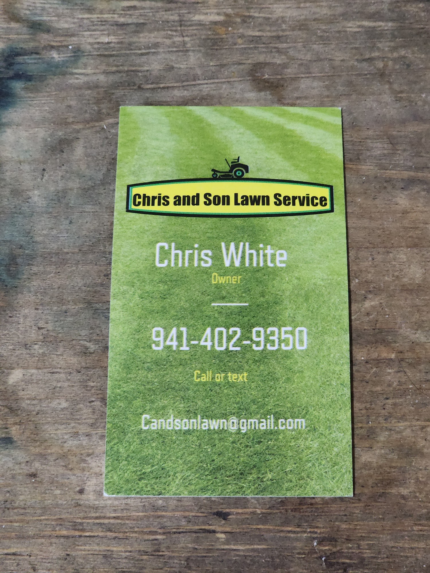 Chris and Son Lawn Service LLC