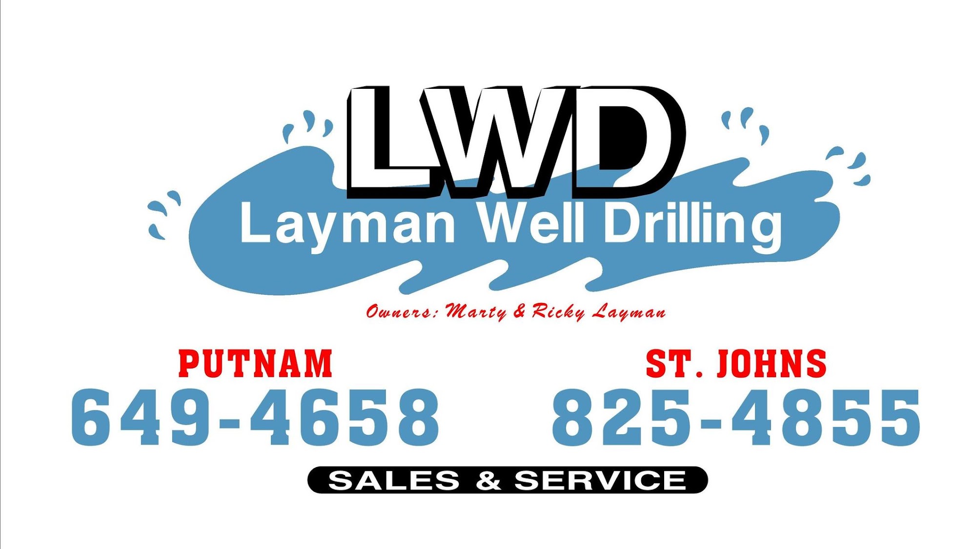 Layman Well Drilling 115 Railroad Ave, Satsuma Florida 32189