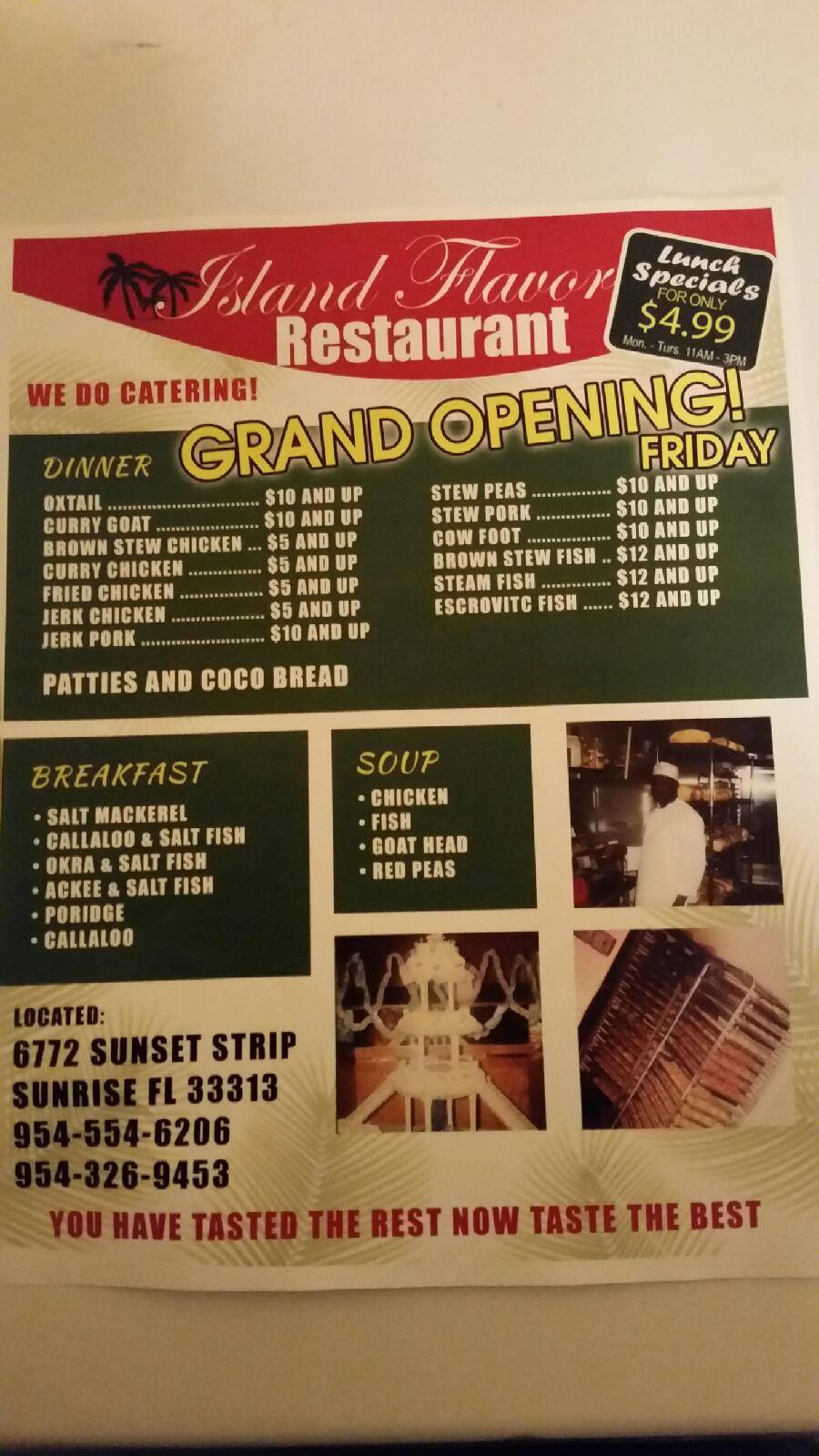 Stewart Restaurant Menu