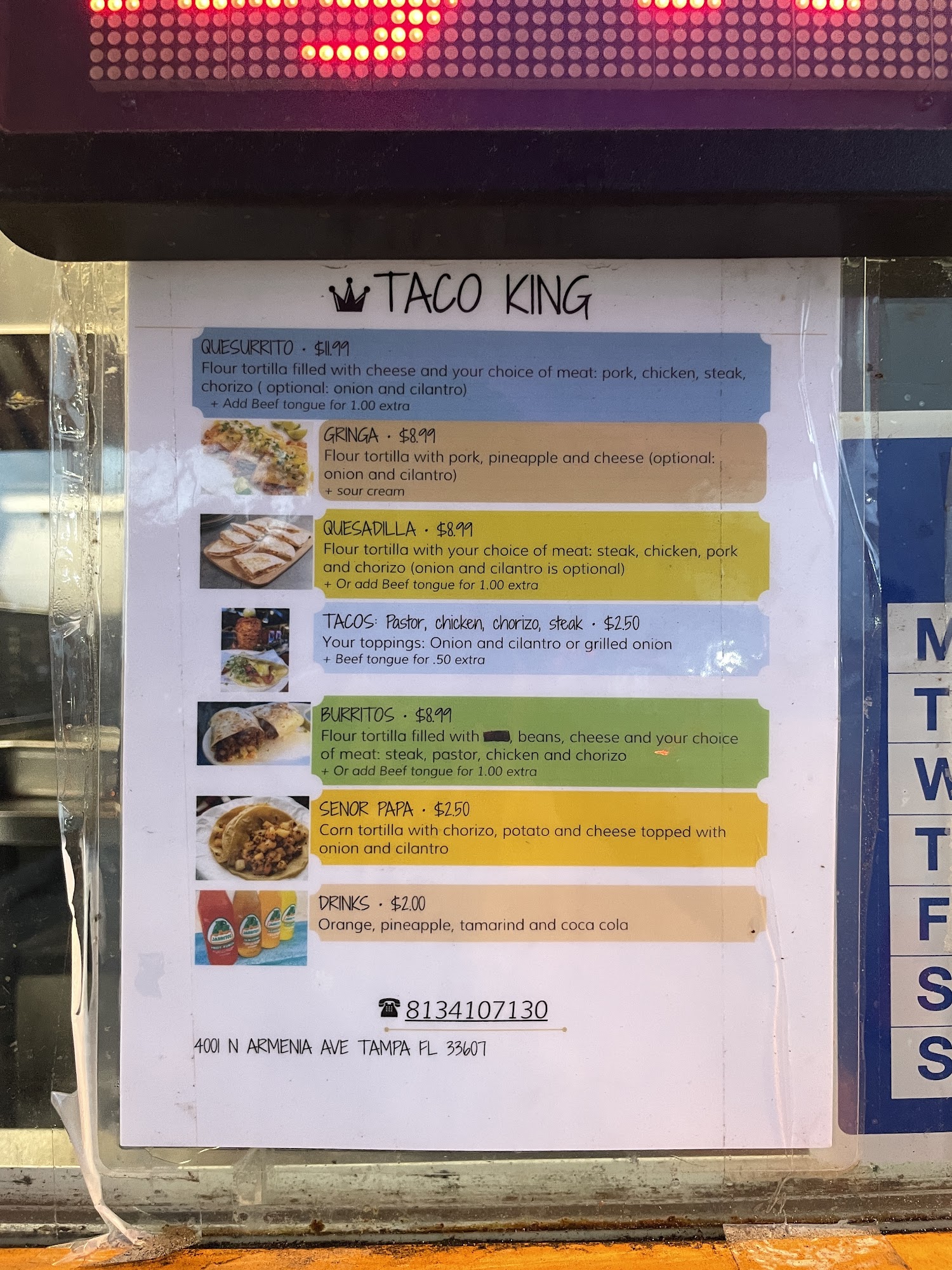 Taco King Food Truck, Tampa Menu, Reviews (47), Photos (44
