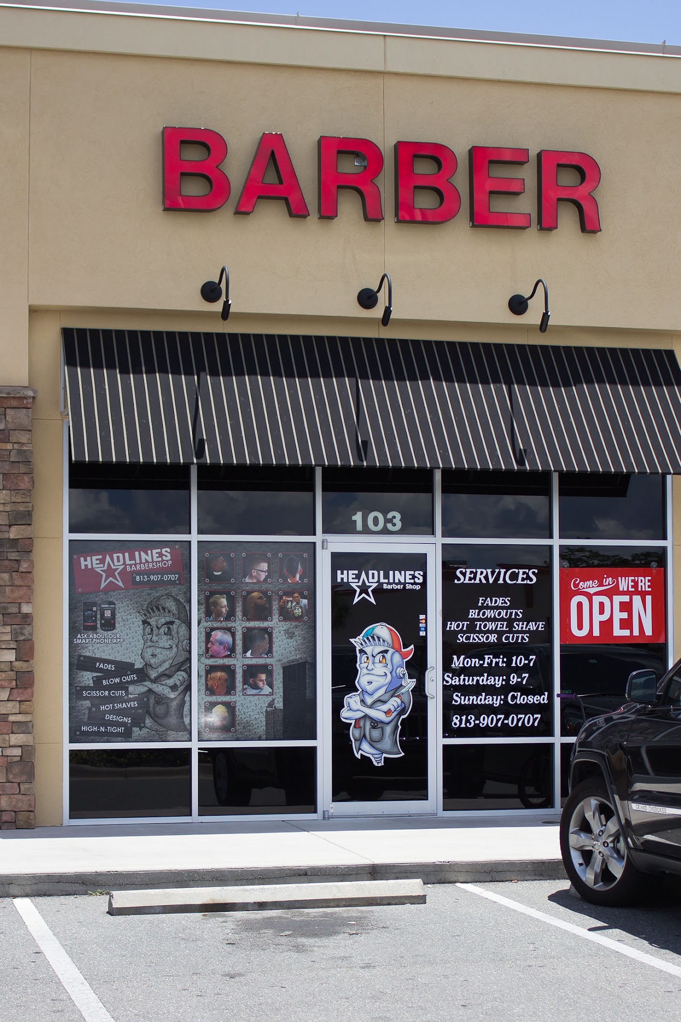 Headlines Barber Shop New Tampa