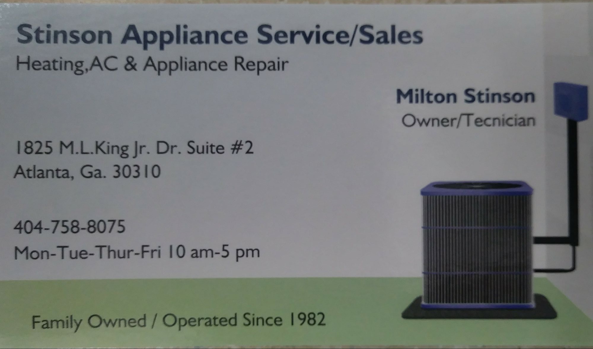 Stinson Appliance Repair Services
