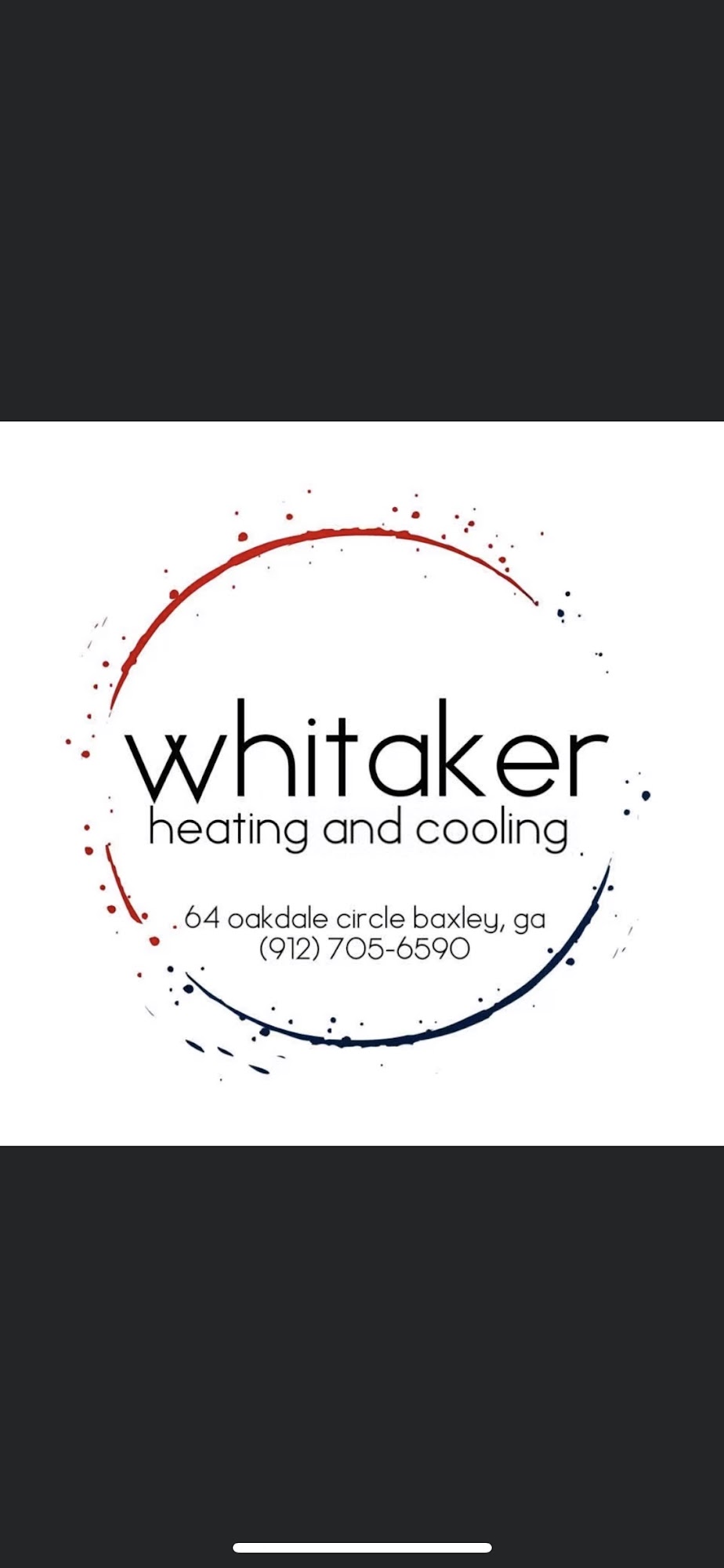 Whitaker Heating and Cooling 64 Oakdale Cir, Baxley Georgia 31513