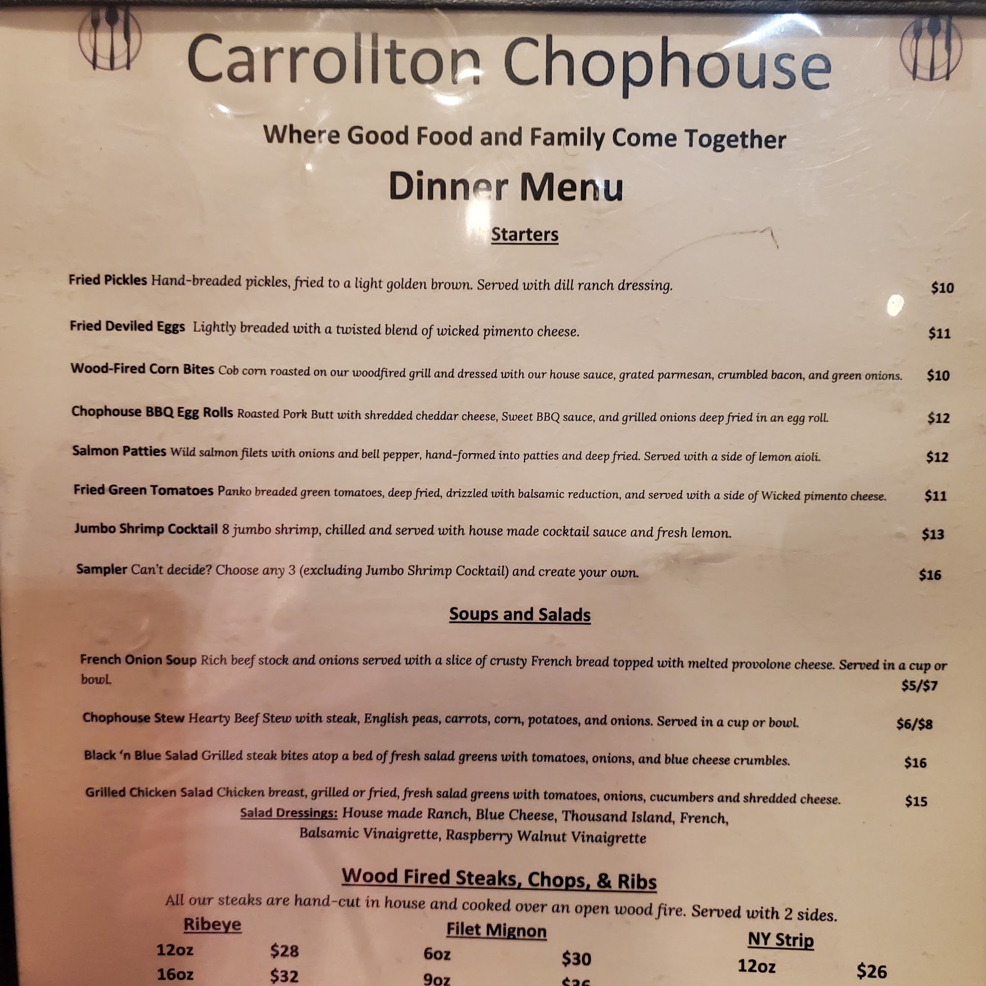 Carrollton Chophouse, Carrollton - Menu, Reviews (149), Photos ...