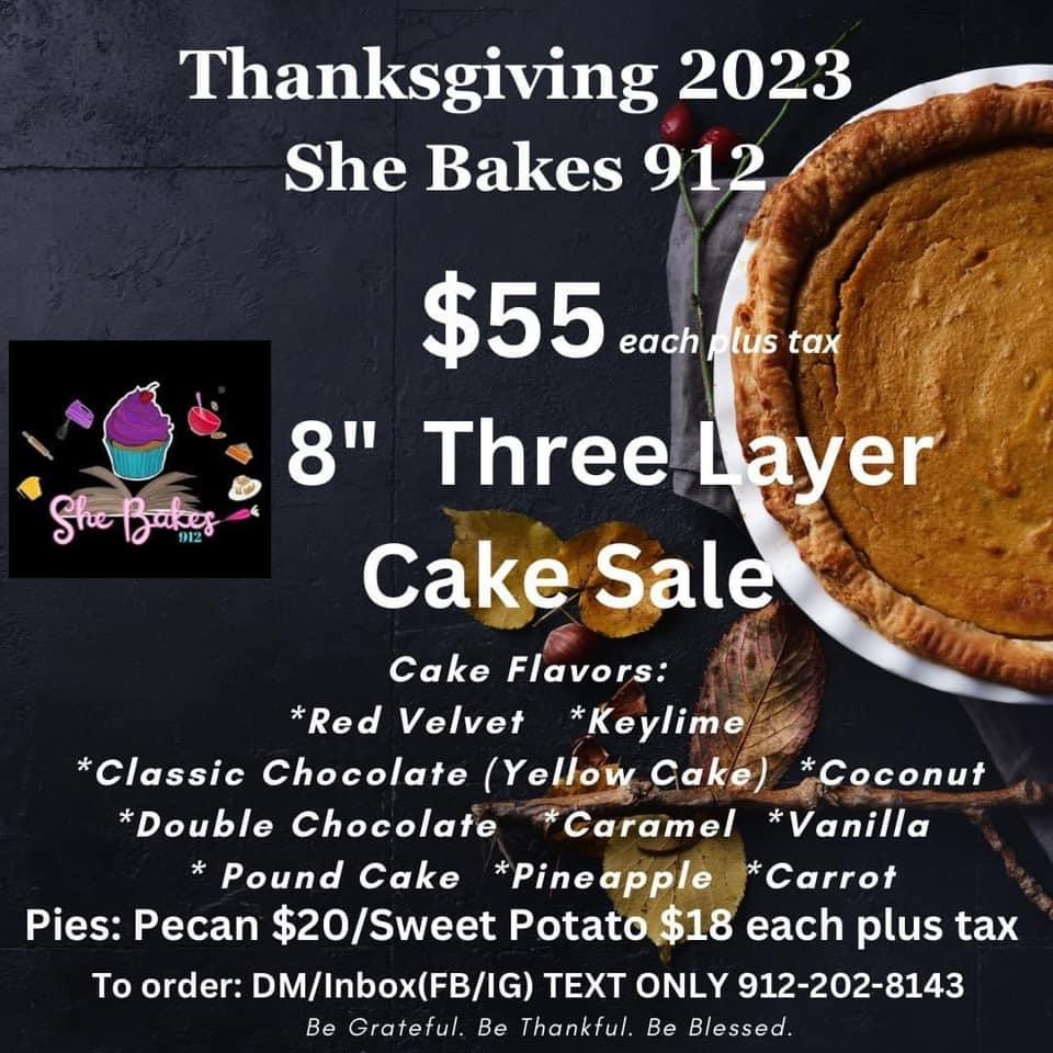 She Bakes 912 Menu