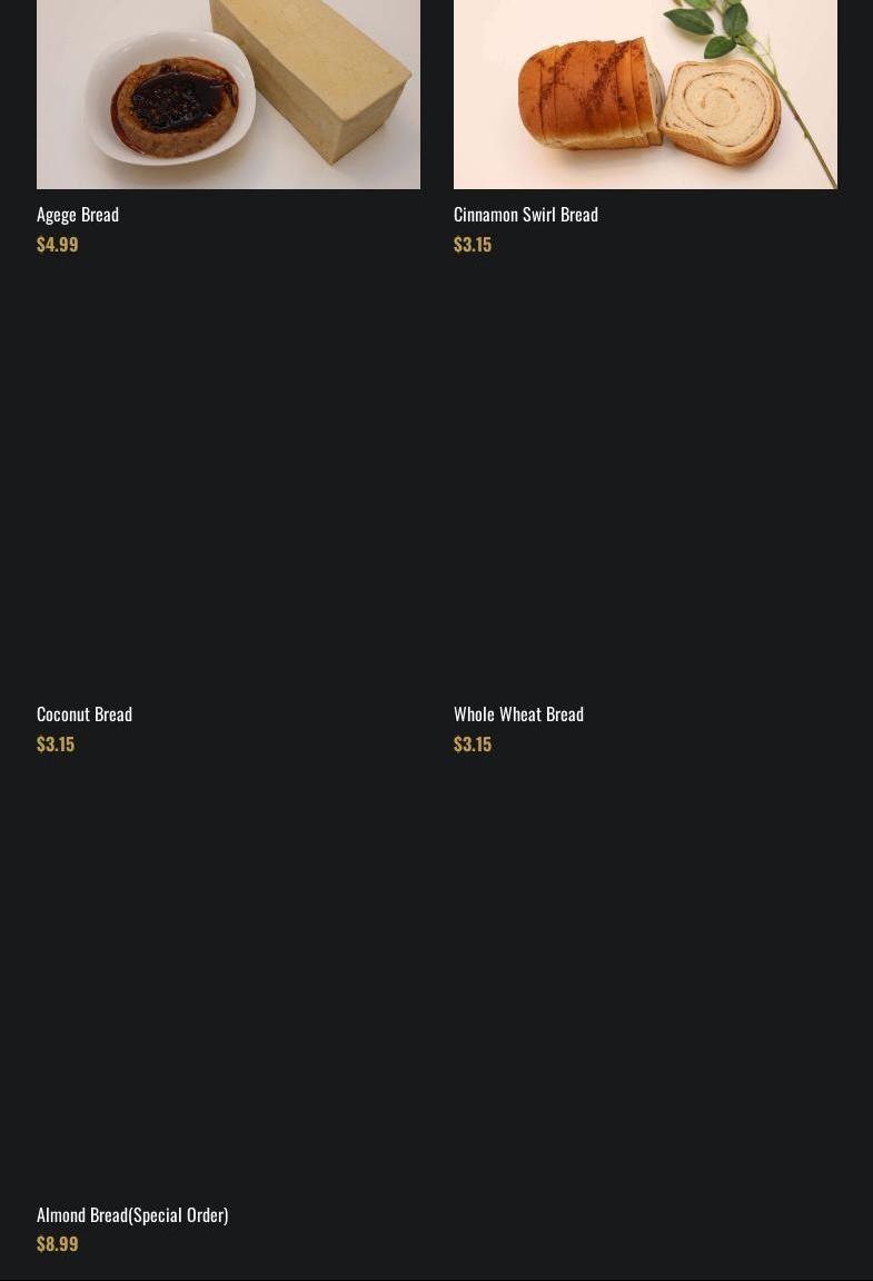 Atlanta Delish Bread Menu