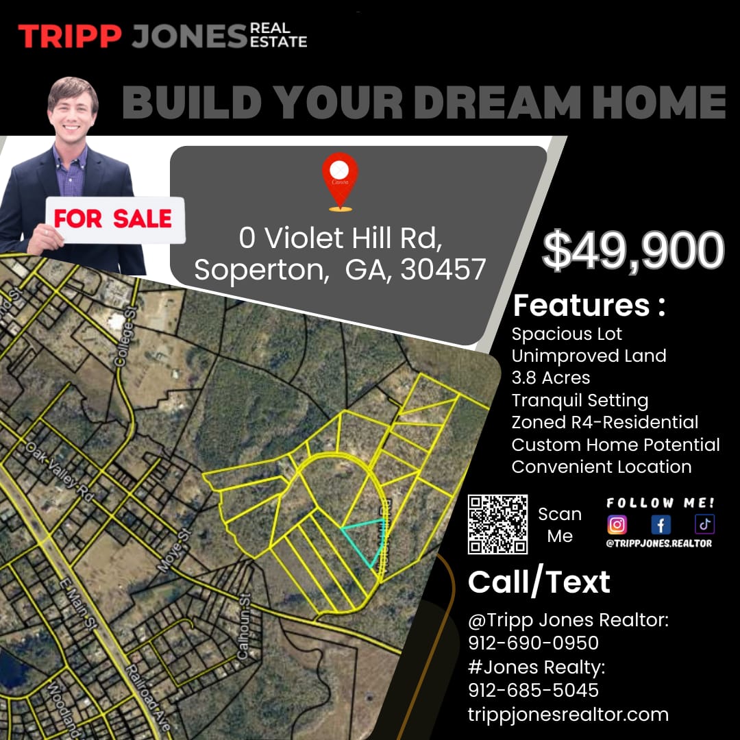 Tripp Jones Real Estate 225 SW Broad St, Metter Georgia 30439