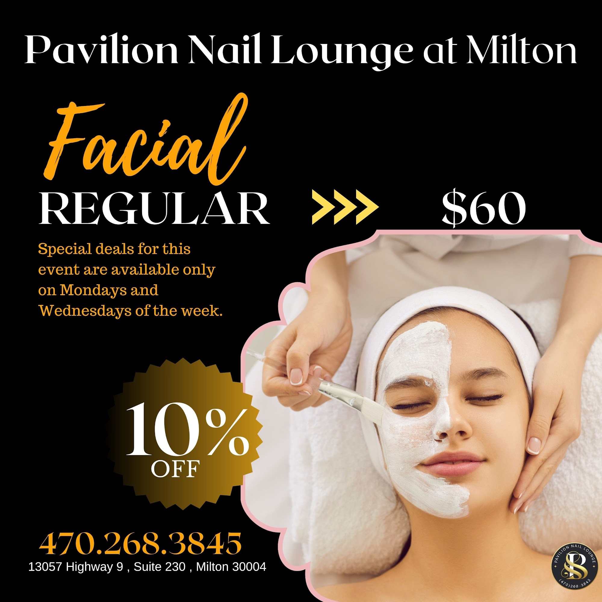 Pavilion Nail Lounge Milton 13057 GA-9 suite 230, Milton Georgia 30004