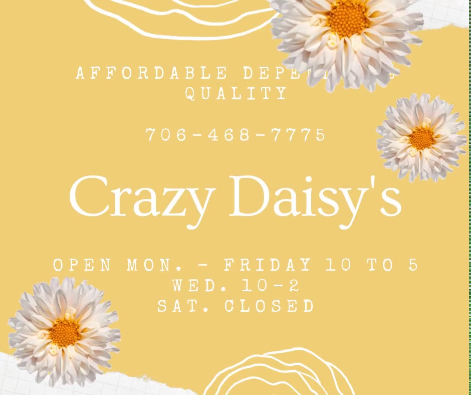 Crazy Daisy's Floral LLC 546 Venture Ct, Monticello Georgia 31064