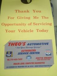 THEO'S AUTOMOTIVE