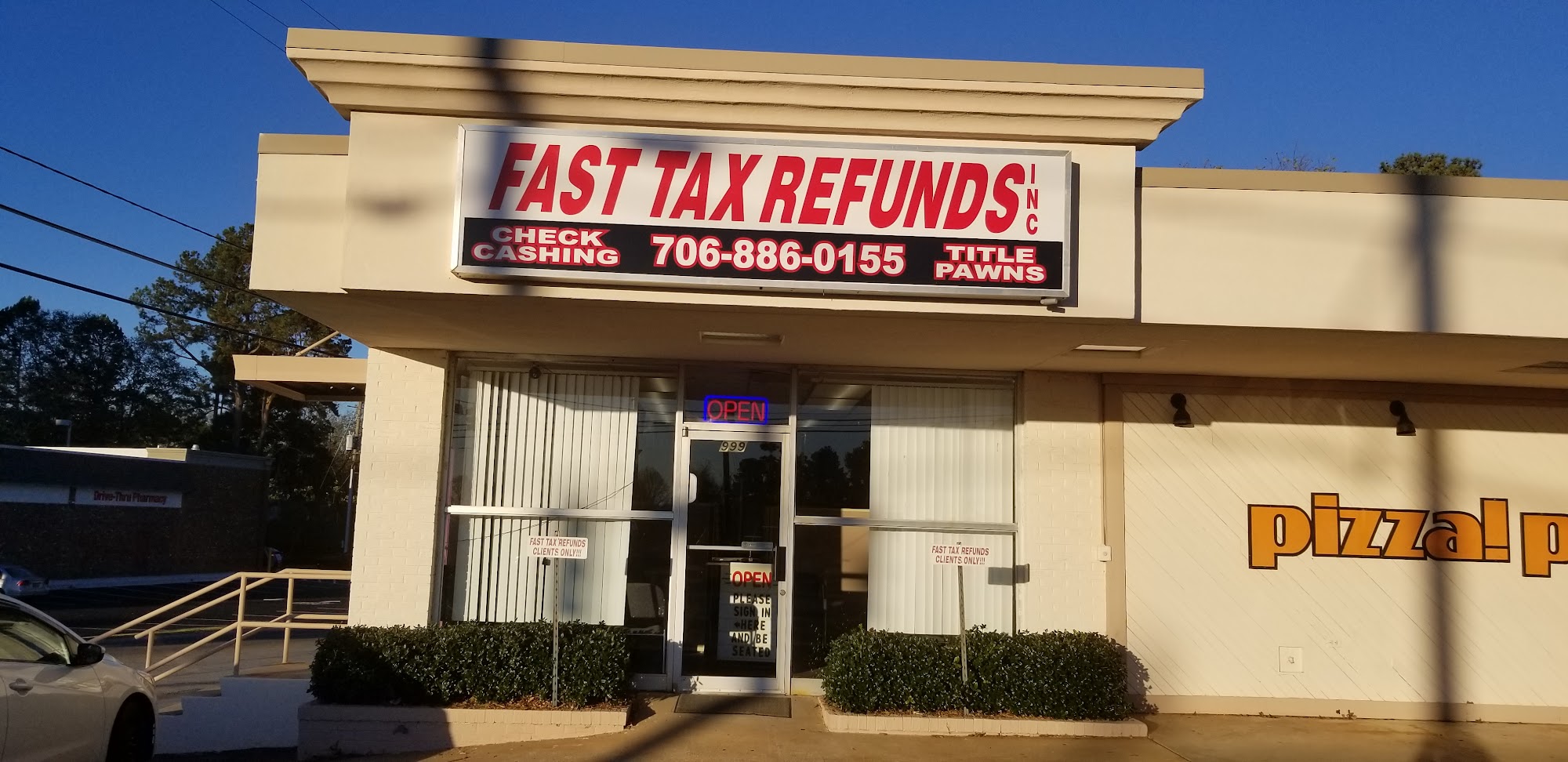 Fast Tax Refunds, Inc. Toccoa Georgia 999 Big A Rd, Toccoa Georgia 30577