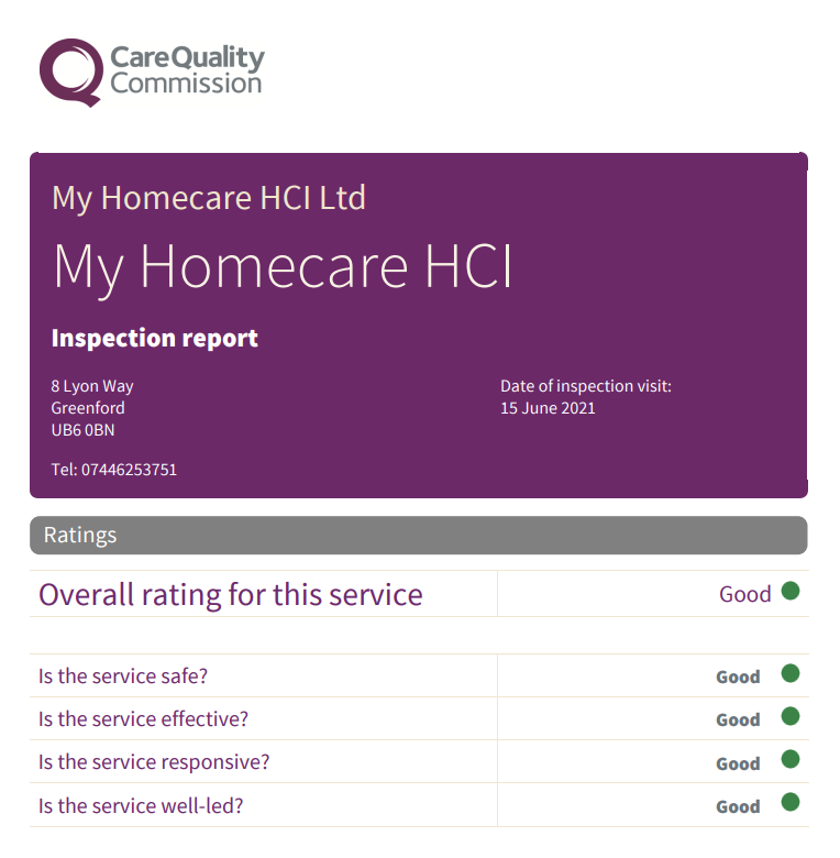 My Homecare HCI