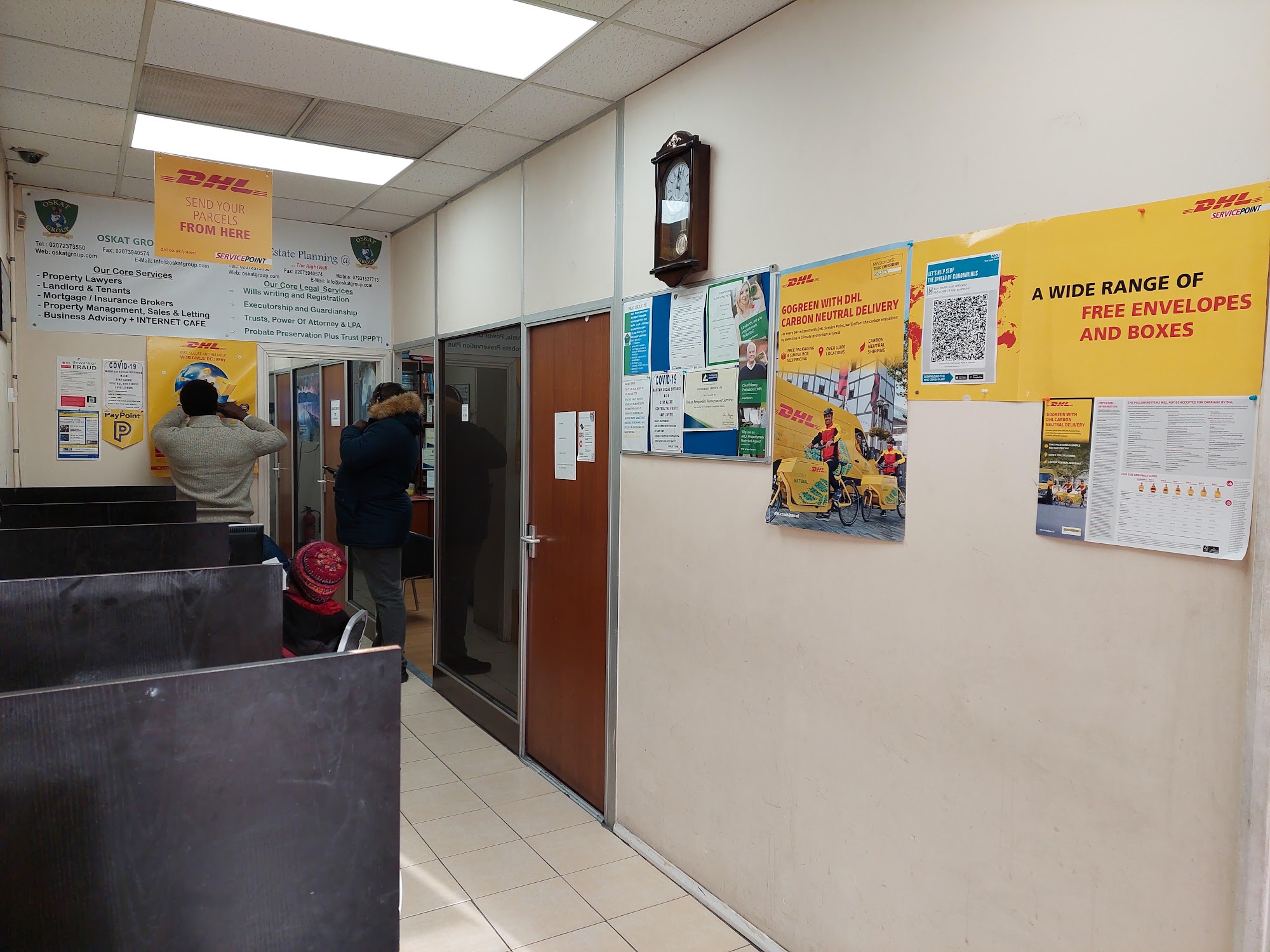 DHL Express Service Point (Oskat Group) Rotherhithe, South Bermondsey and Surrey Docks