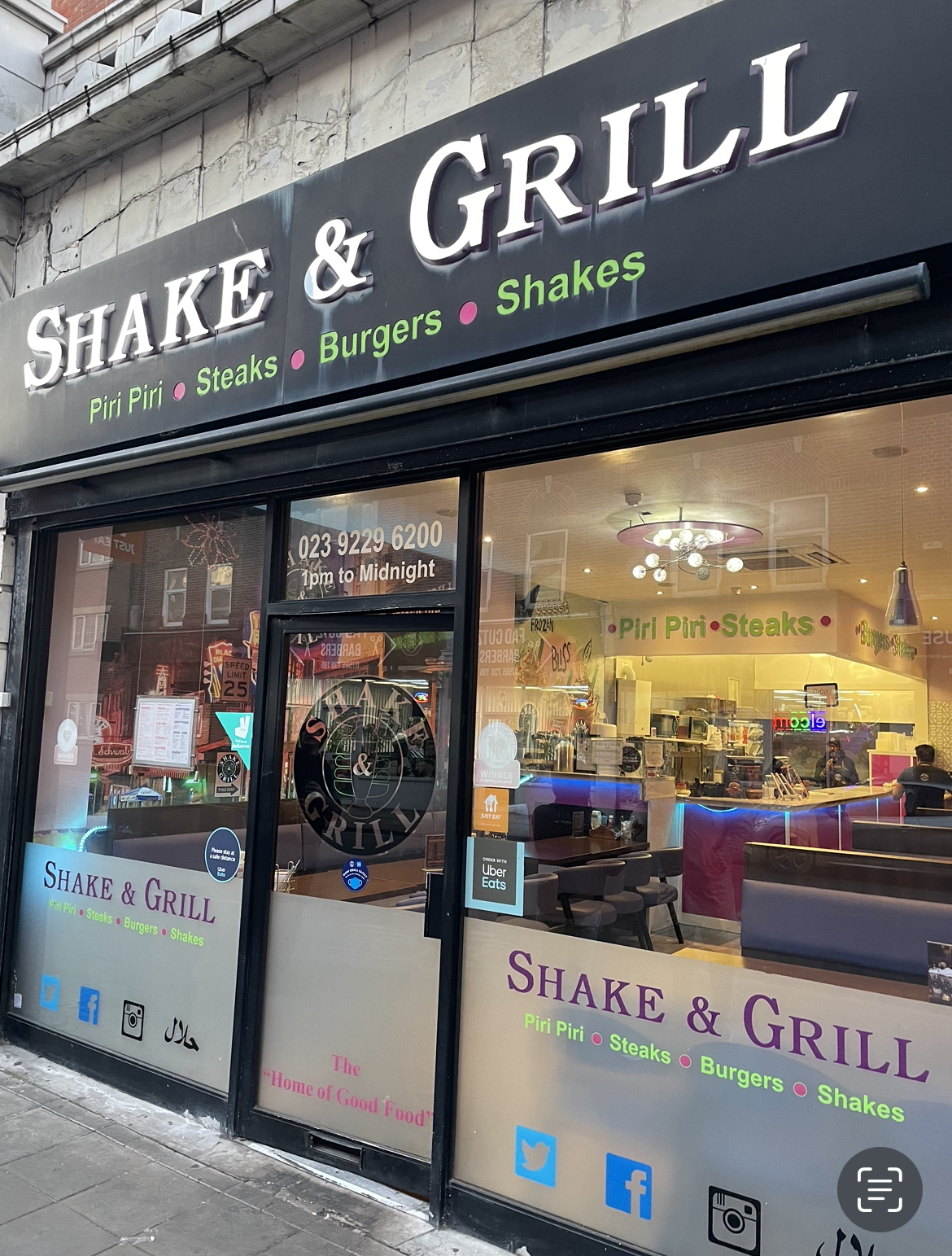 Shake & Grill 75 Elm Grove, Southsea, Portsmouth, Southsea