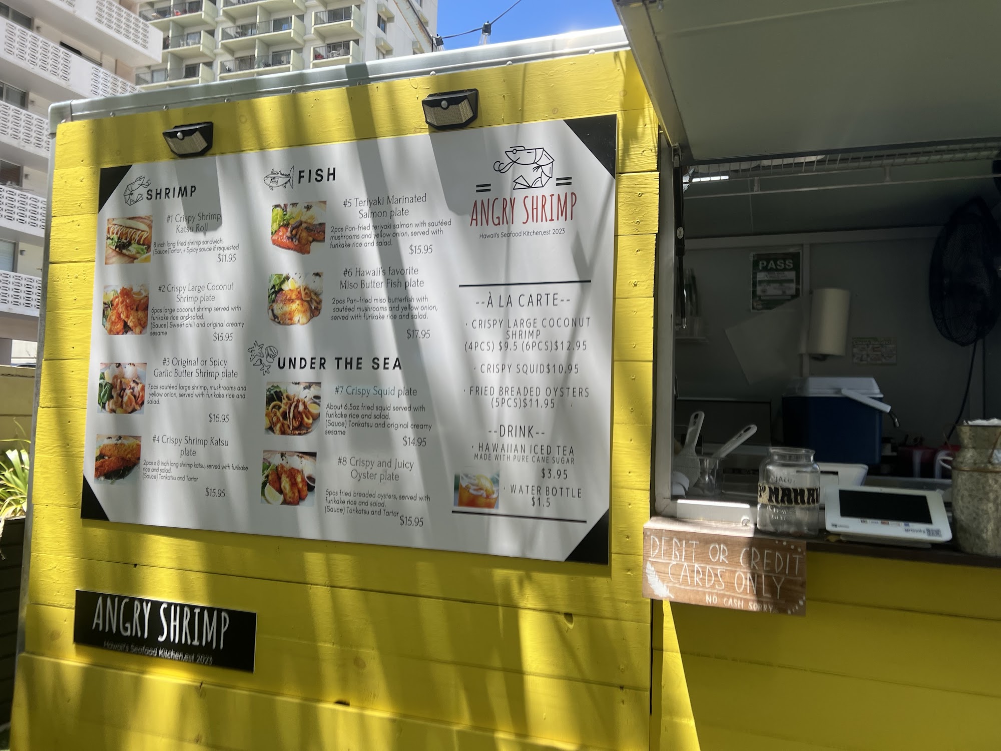 Food truks Menu