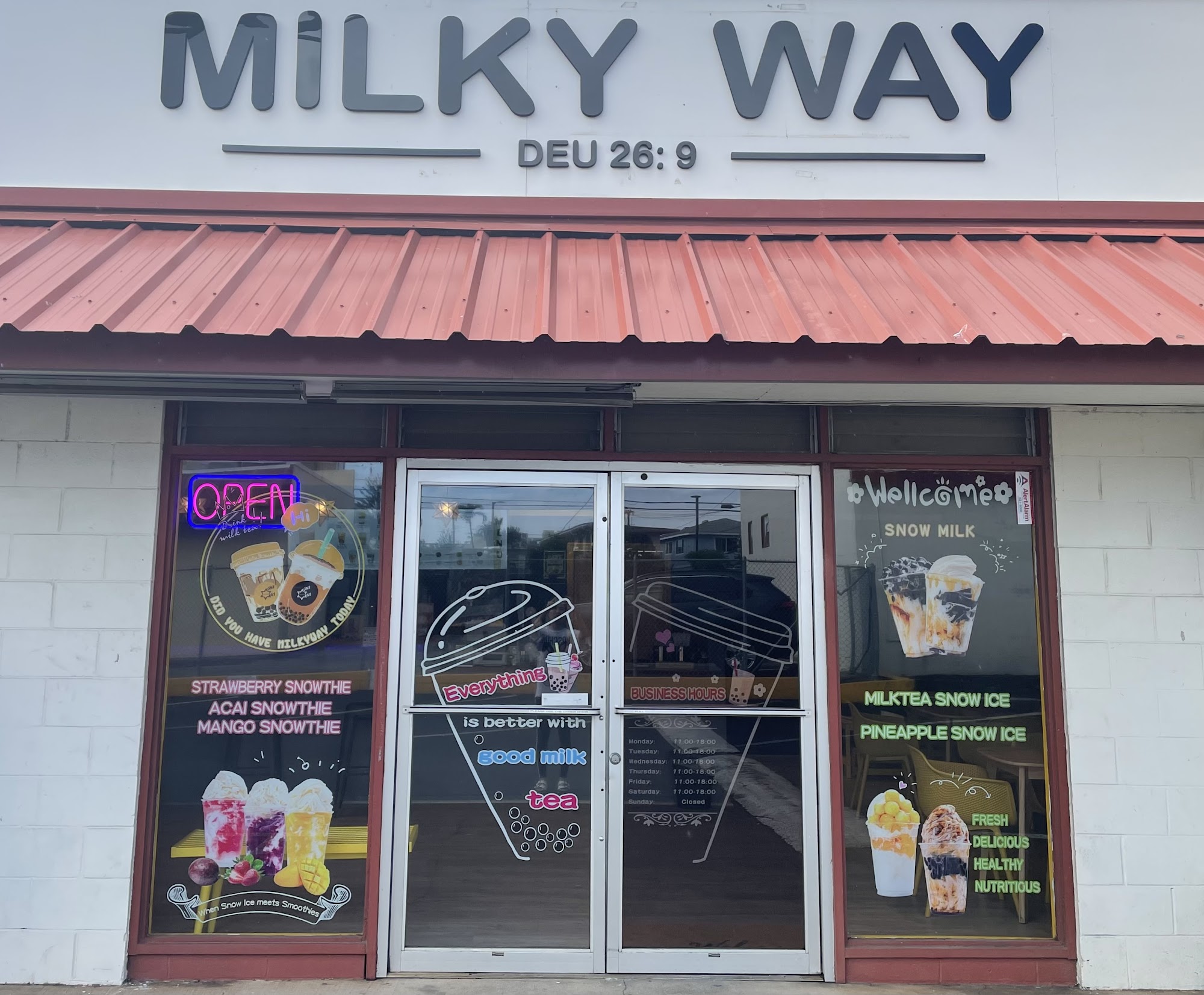 Milky Way Shave Ice