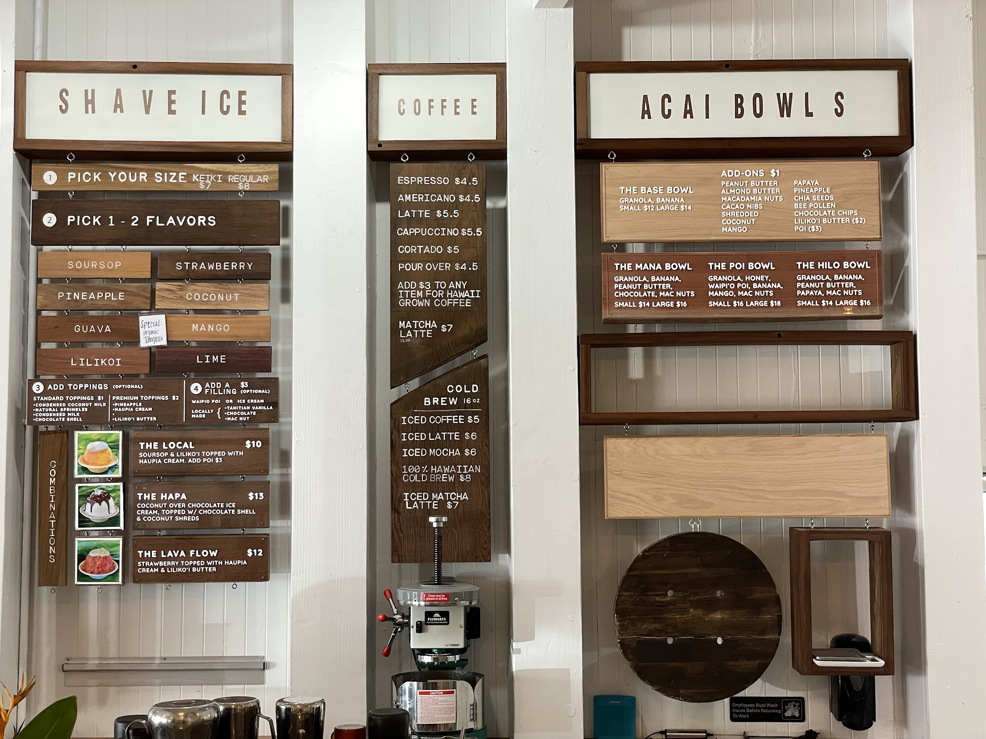 Aloha General Co Menu