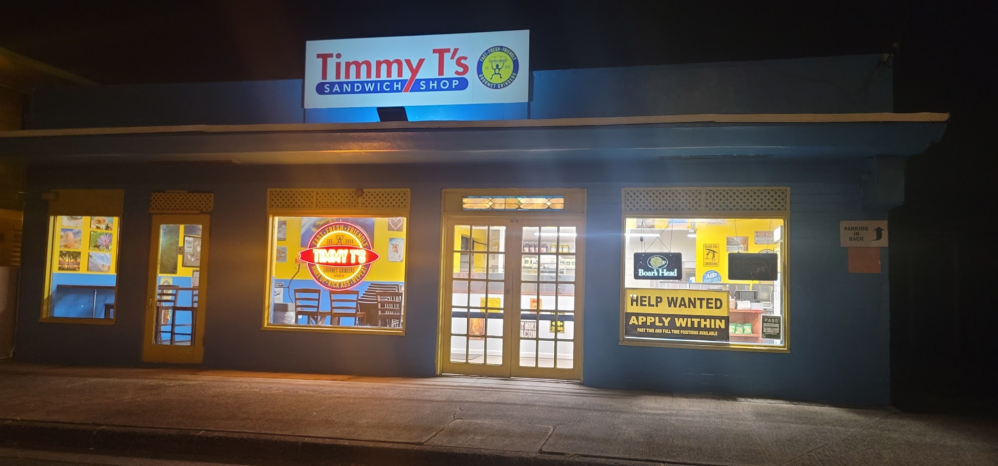 Timmy T's Gourmet Grinders Sandwich Shop